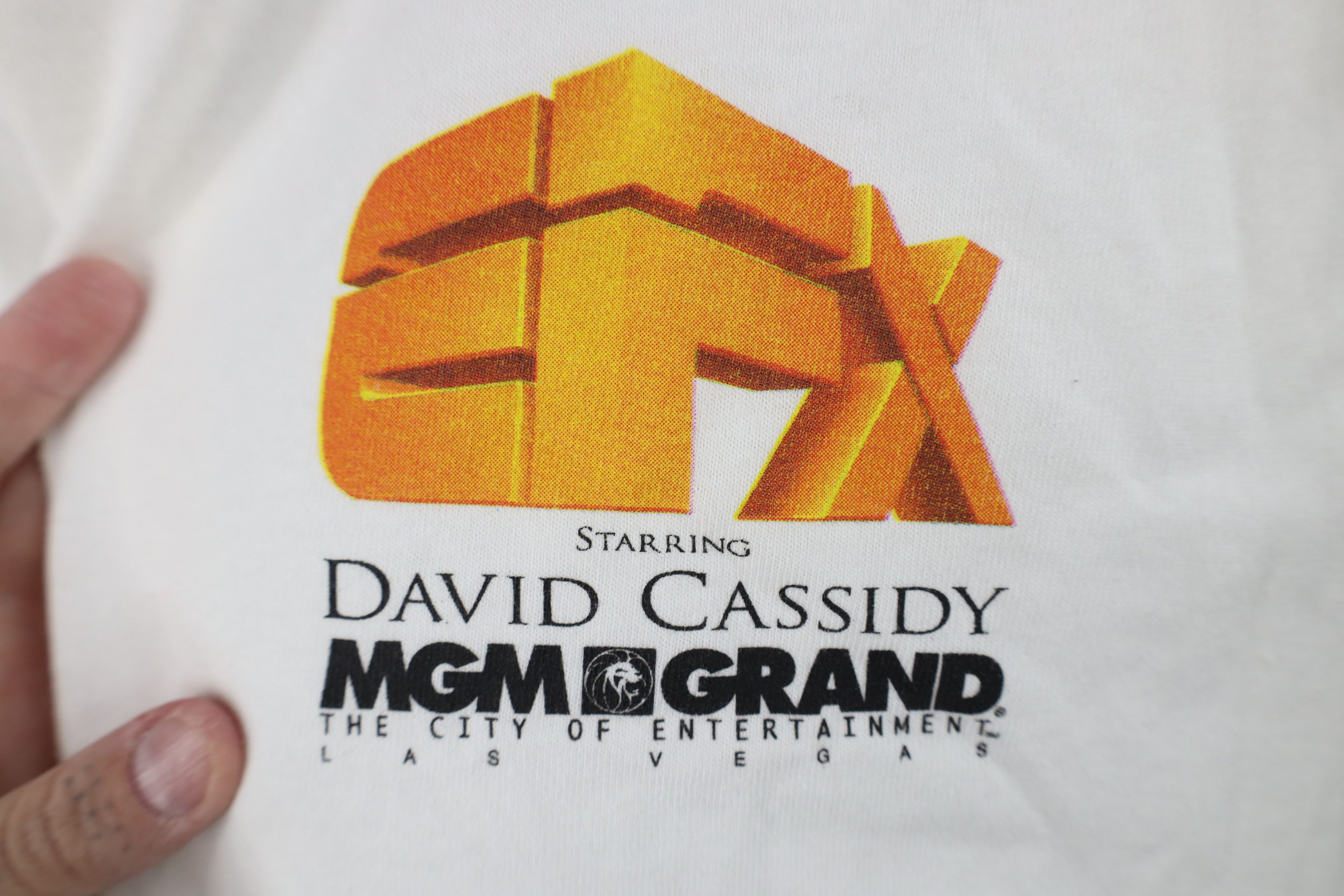 Vintage Vintage 90s EFX MGM Grand Las Vegas Show T-Shirt White Size US XL / EU 56 / 4 - 4 Thumbnail