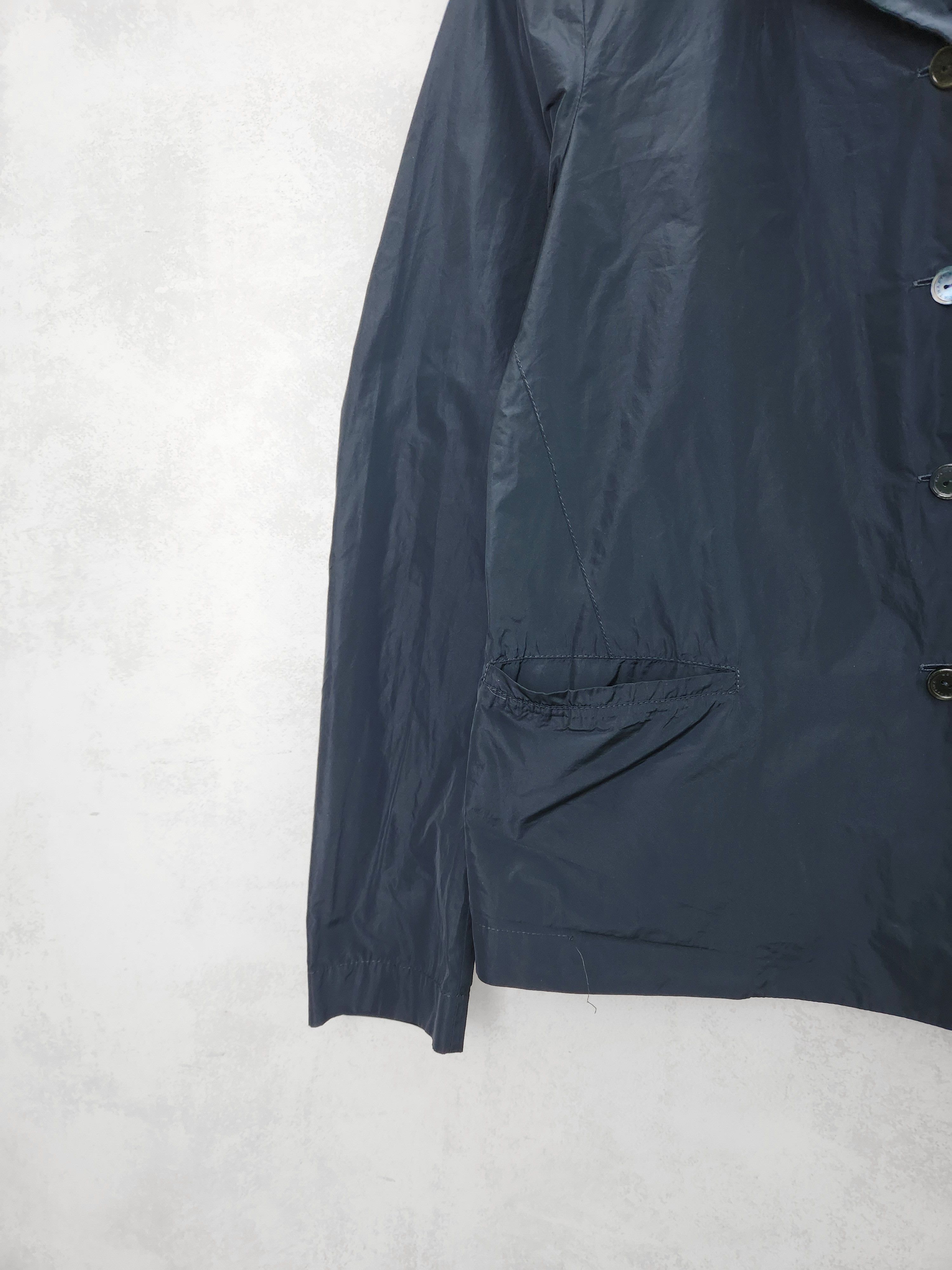 Other Katharina Hovman Nylon Buttons Up Shirt Blue Graphite Color Size M / US 6-8 / IT 42-44 - 4 Thumbnail