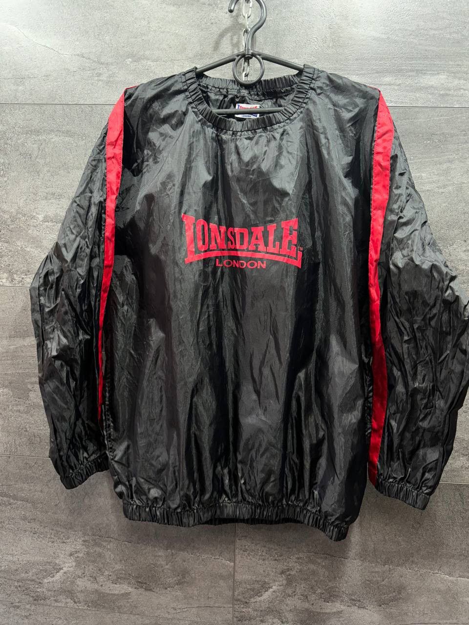 Lonsdale × Vintage Vintage Lonsdale Jacket Mens Large Black Boxing Sweatshirt Size US M / EU 48-50 / 2 - 1 Thumbnail