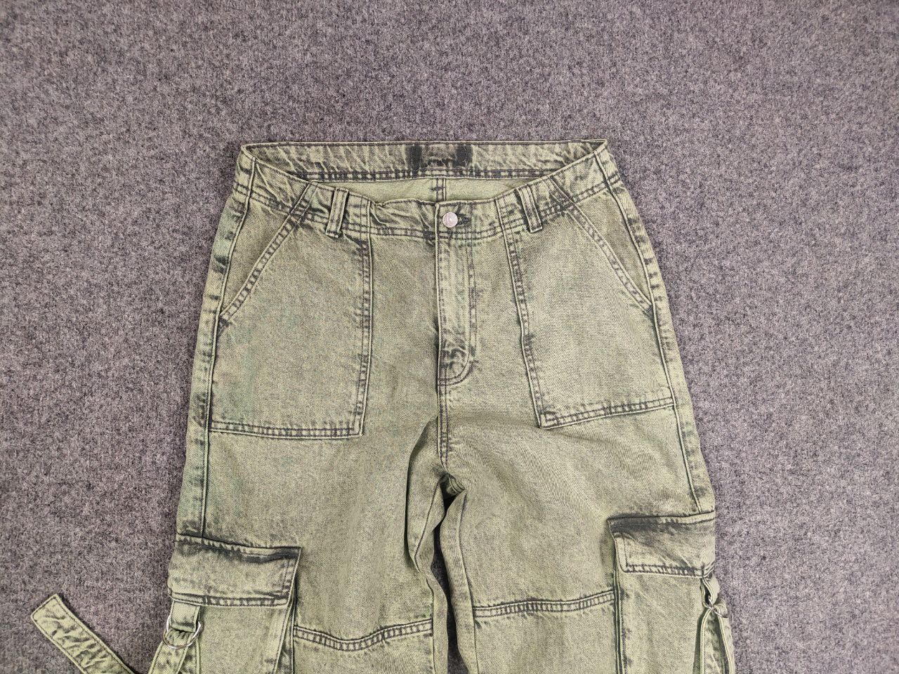 If Six Was Nine VTG Wide Cargo Baggy Rick Owens Junya Watanabe Style Jeans Size US 32 / EU 48 - 8 Thumbnail