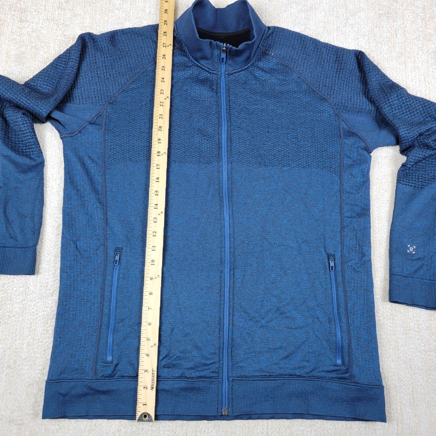 Lululemon Lululemon Engineered Warmth Jacket Mens 2XL Blue Full Zip Merino Wool Blend Size US XXL / EU 58 / 5 - 6 Thumbnail