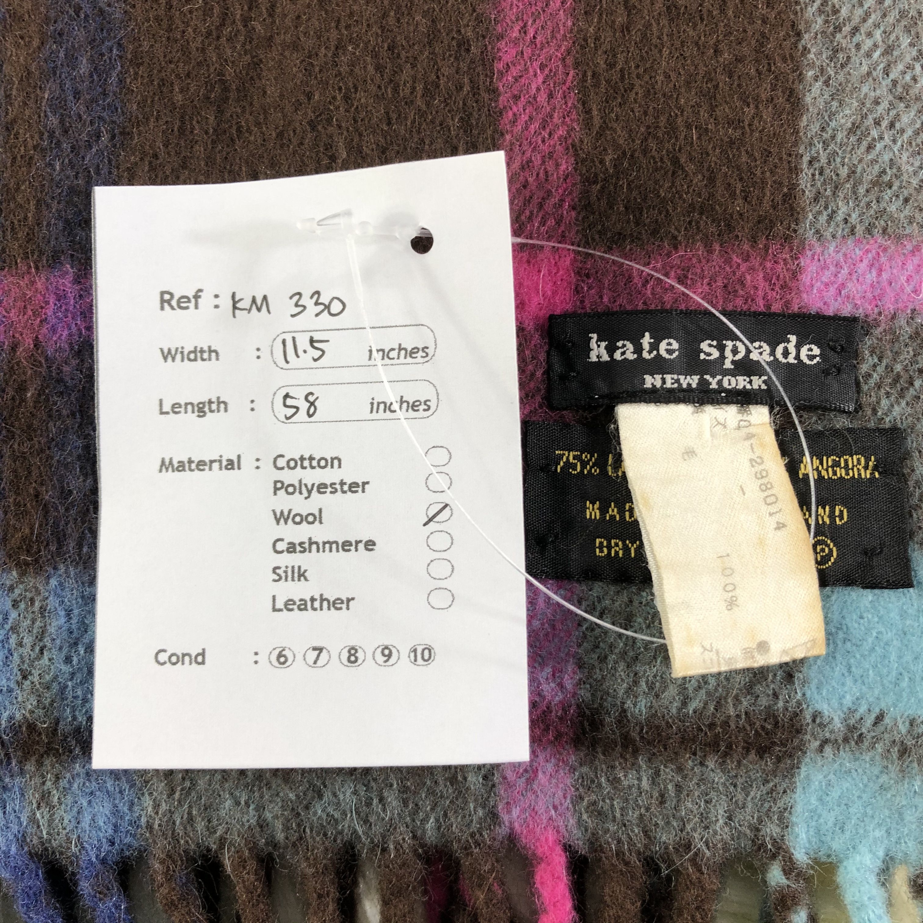 Vintage Kate Spade Scarf / Muffler / Neckwear - KM330 Size ONE SIZE - 6 Thumbnail