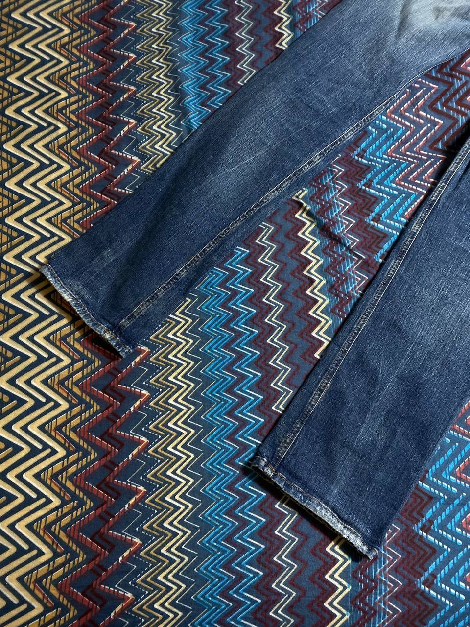 Diesel × Vintage DIESEL🔥THRASHED DISTRESSED DENIM Size US 30 / EU 46 - 13 Thumbnail
