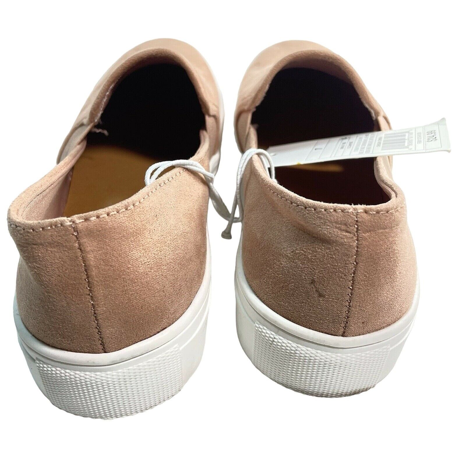 Other Womens Suede Sneakers Slip On Pink Rose Blush Twin Gore Size Size US 7 / IT 37 - 5 Thumbnail