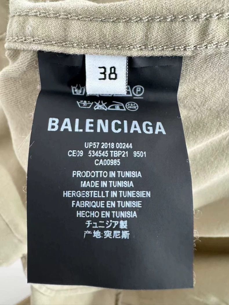 Balenciaga Balenciaga size 38 Embroidery logo work shirt 2501-Nextarro Size US M / EU 48-50 / 2 - 4 Thumbnail