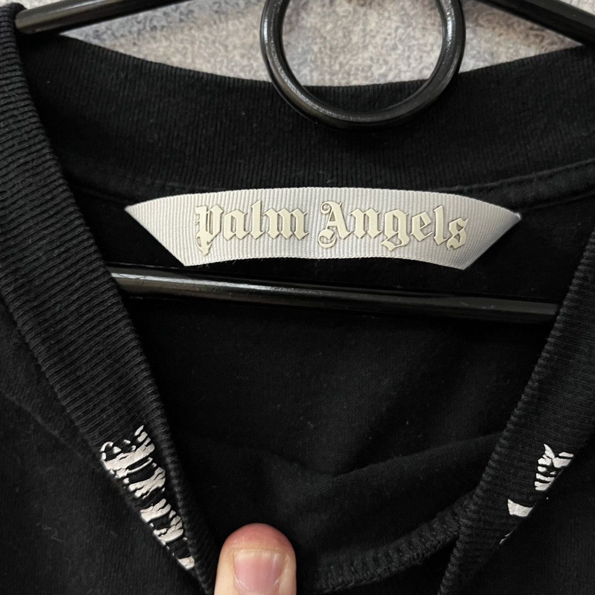 Palm Angels Palm Angels black Big logo oversize t-shirt tee Size US S / EU 44-46 / 1 - 12 Thumbnail