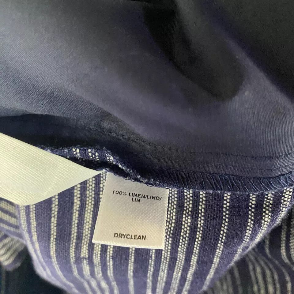 Loft Loft Shorts Women's Size 4 Marisa 100% Linen Striped NWT 4" Size 27" / US 4 / IT 40 - 7 Thumbnail
