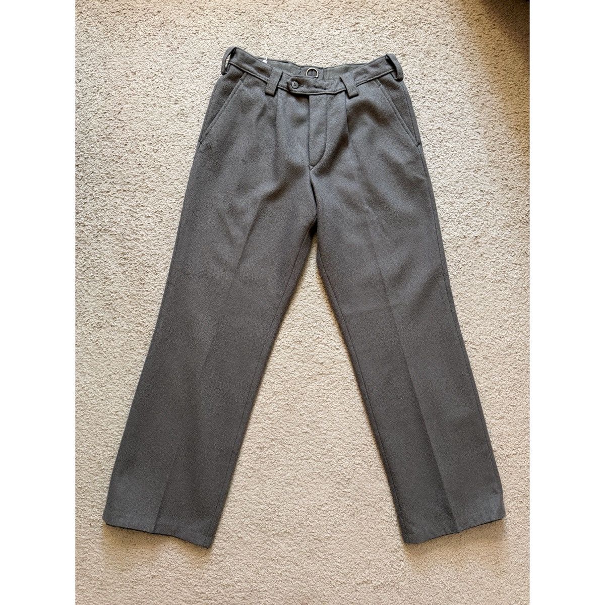 Vintage VINTAGE PLEATED GERMAN WOOL PANTS Size US 30 / EU 46 - 1 Thumbnail