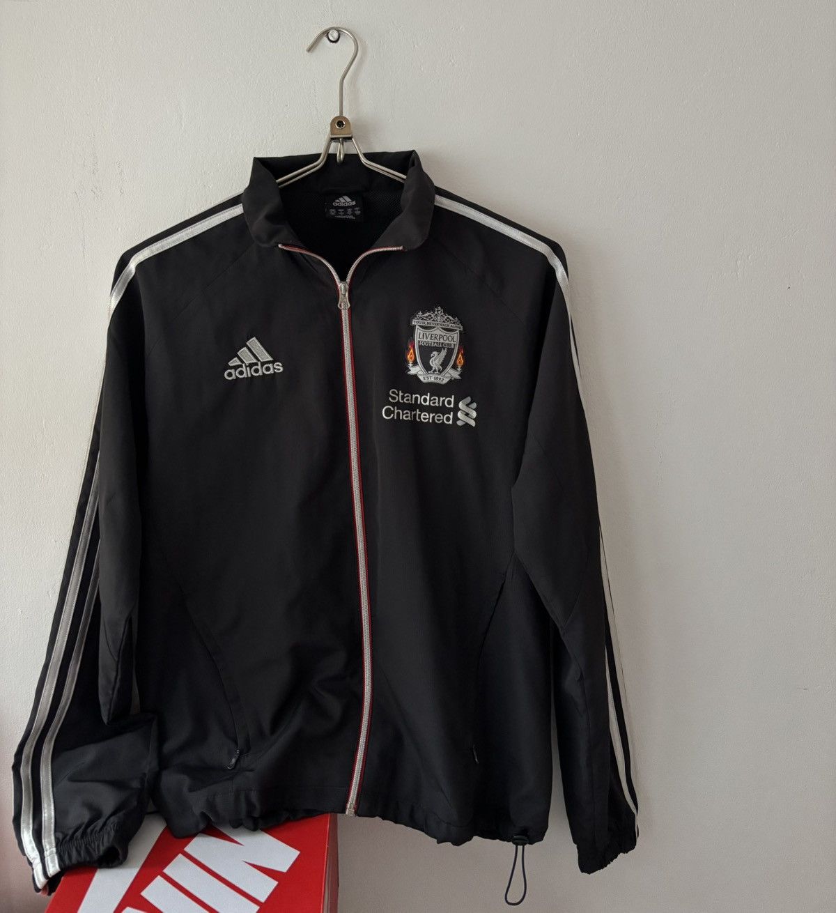 Adidas Adidas Liverpool Soccer Football Track Jacket 2011 Size US S / EU 44-46 / 1 - 1 Thumbnail