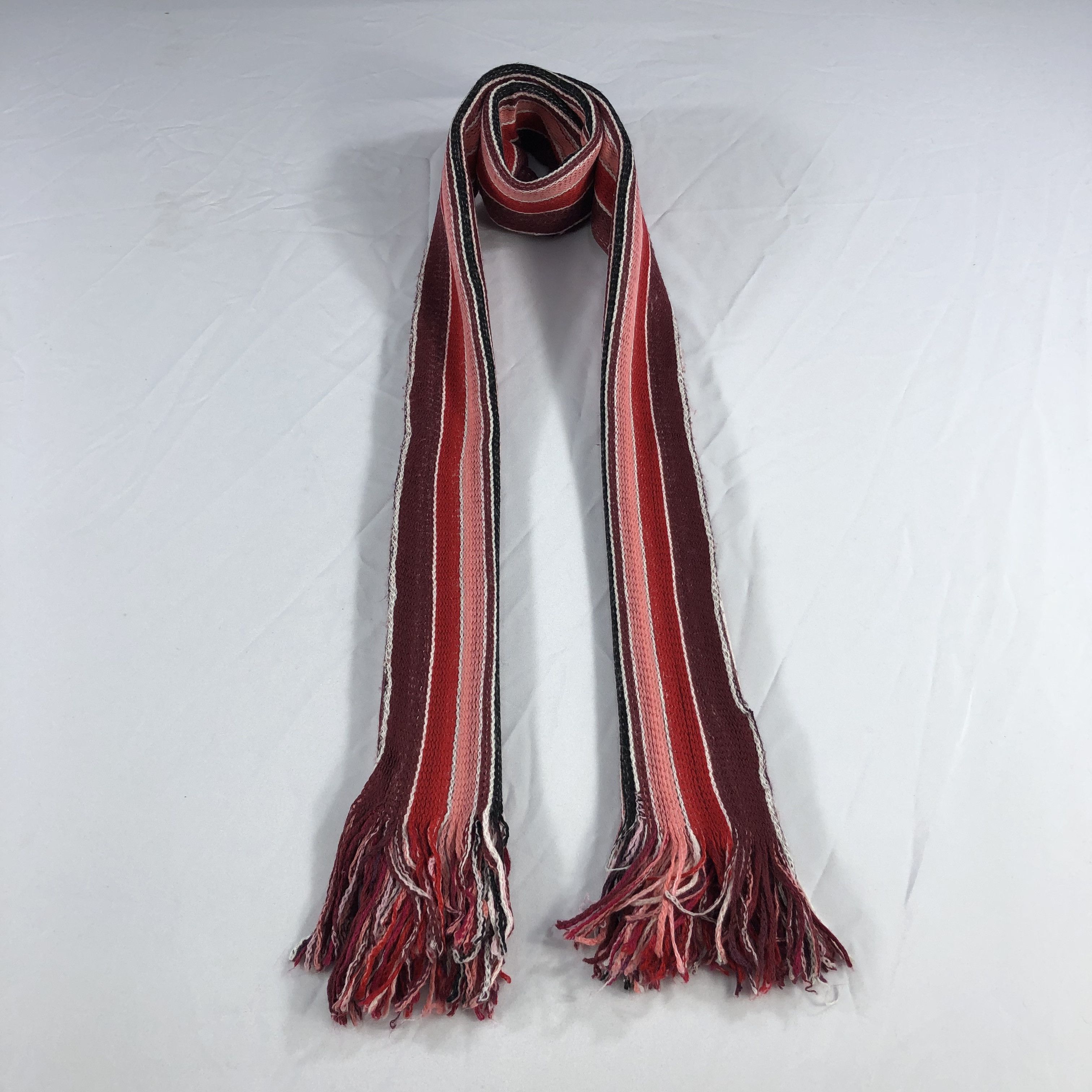 PPFM PPFM Striped Wool Scarf Muffler V1047 Size ONE SIZE - 1 Thumbnail