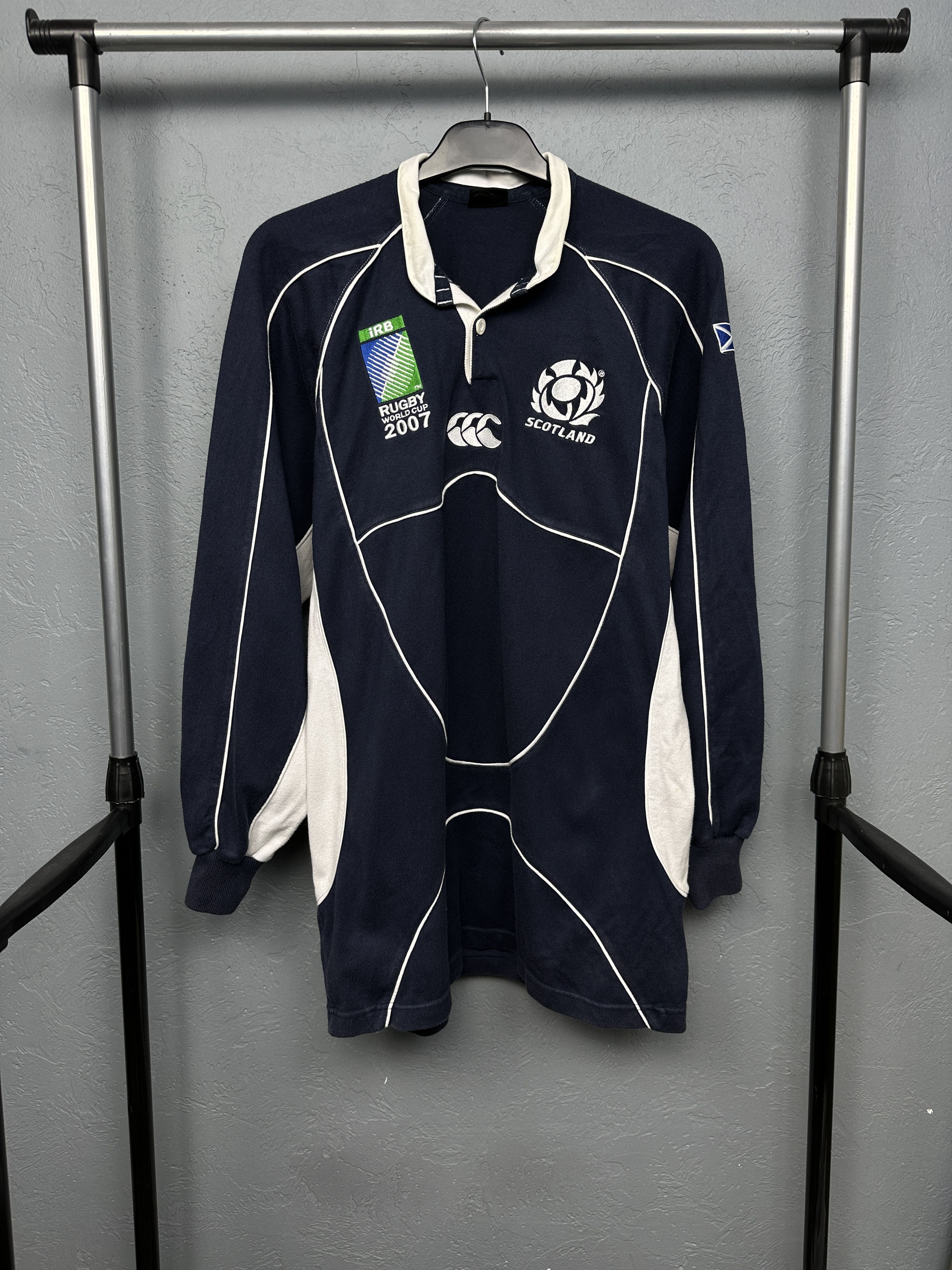 Maillot De Rugby Scotland Canterbury Taille XL Manches Longues - Occasion En Bon état - Pour Supporter Ou Entraînement