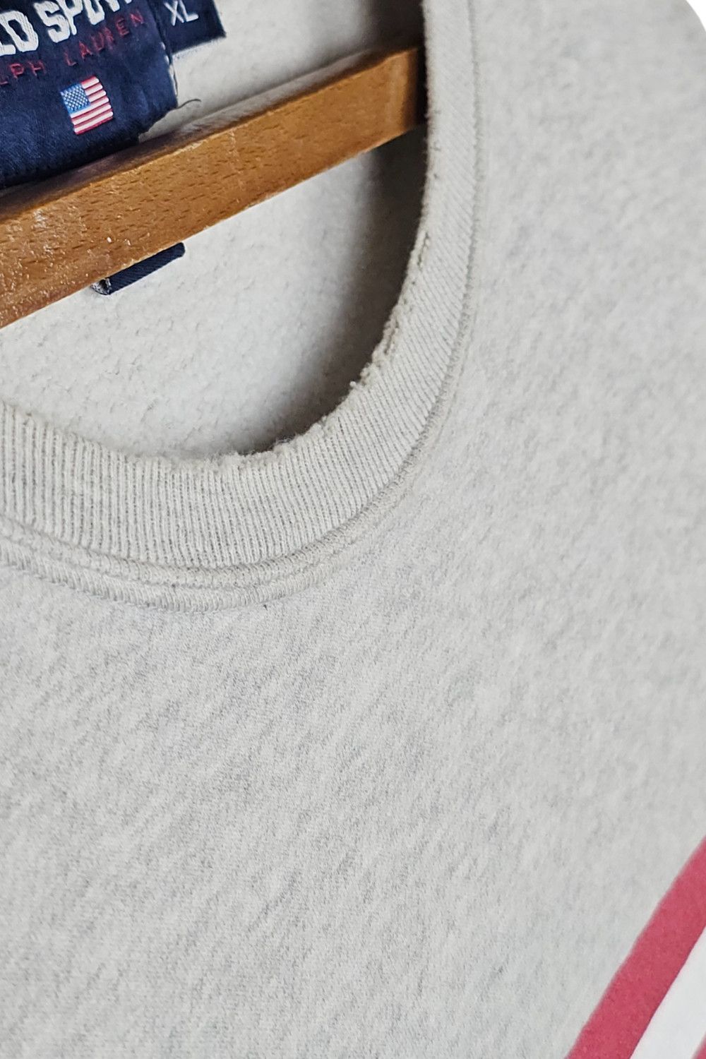 90s Vintage Polo Sport Ralph Lauren USA Flag Sweatshirt - XL image 7