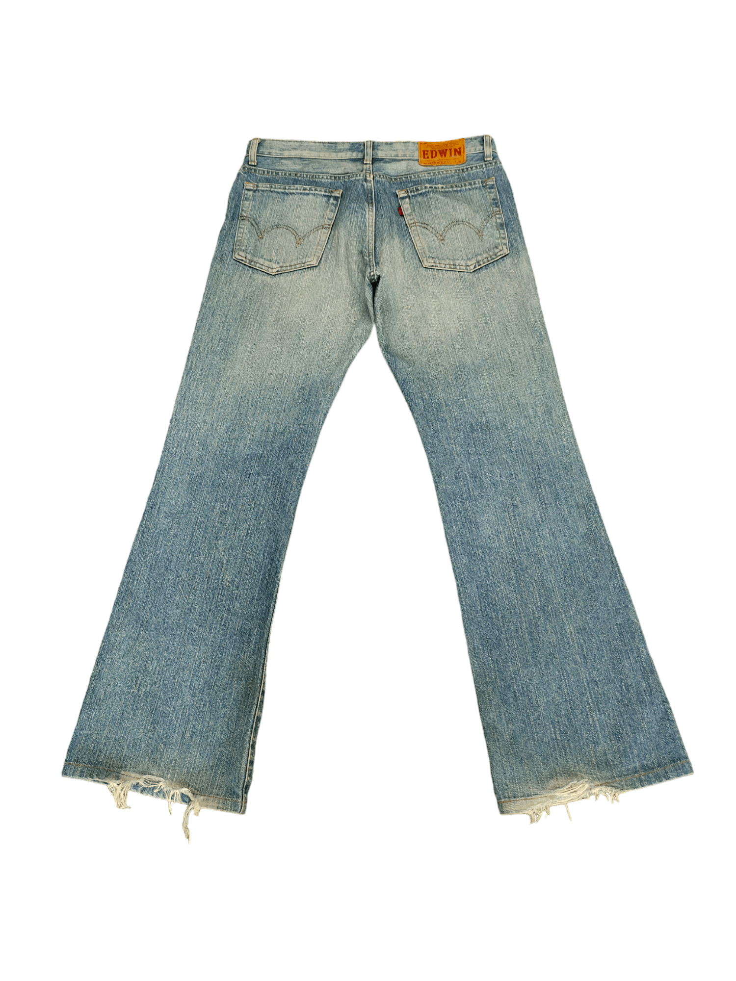Edwin Flare Jeans Edwin Clawmark Faded Denim Bootcut 1990s Size US 33 - 11 Thumbnail