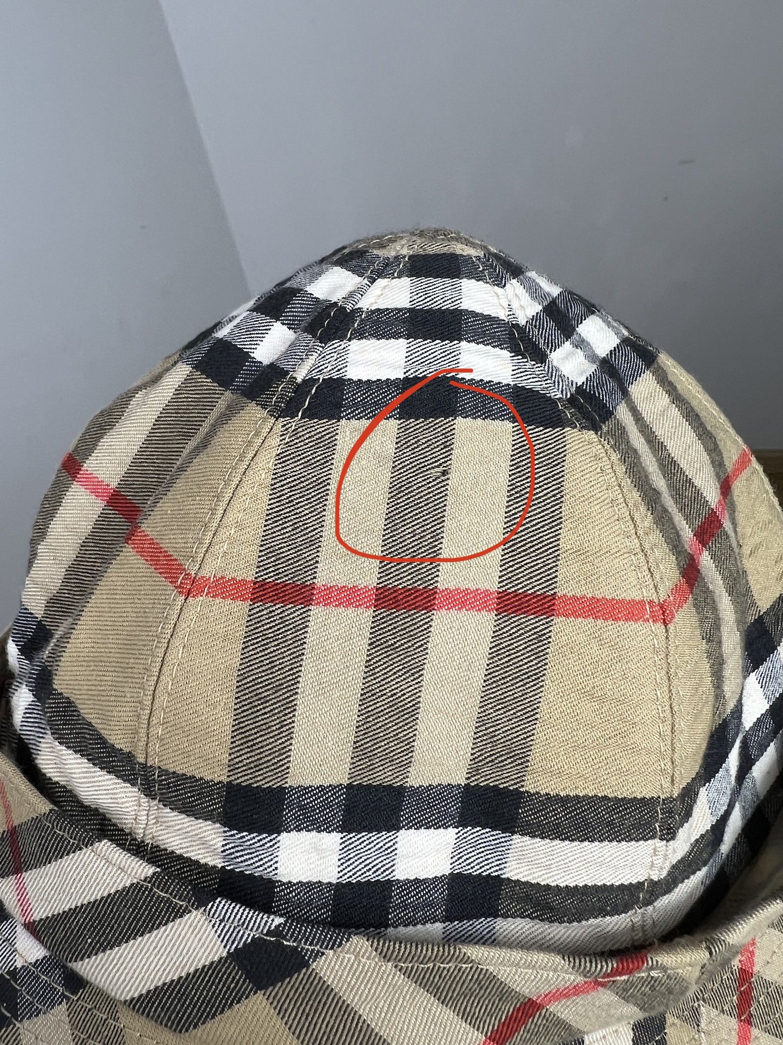 Burberry Burberry’s 90s Vintage Nova check Panama hat Size ONE SIZE - 9 Thumbnail