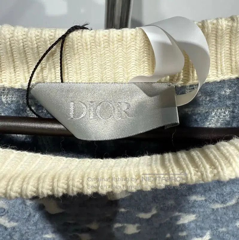 Dior Dior Blue Cashmere Men's Sweatshirt . Size US S / EU 44-46 / 1 - 3 Thumbnail