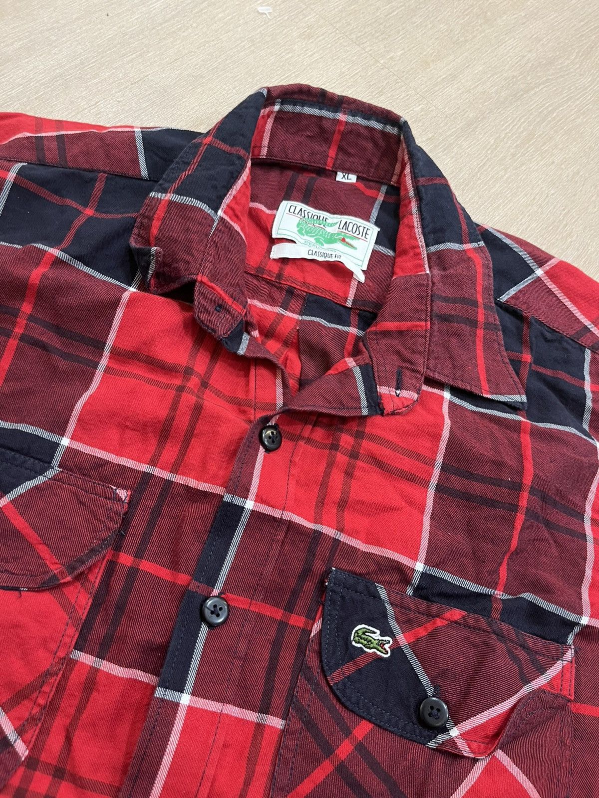 Lacoste Lacoste Dress Shirt Size US XL / EU 56 / 4 - 1 Thumbnail