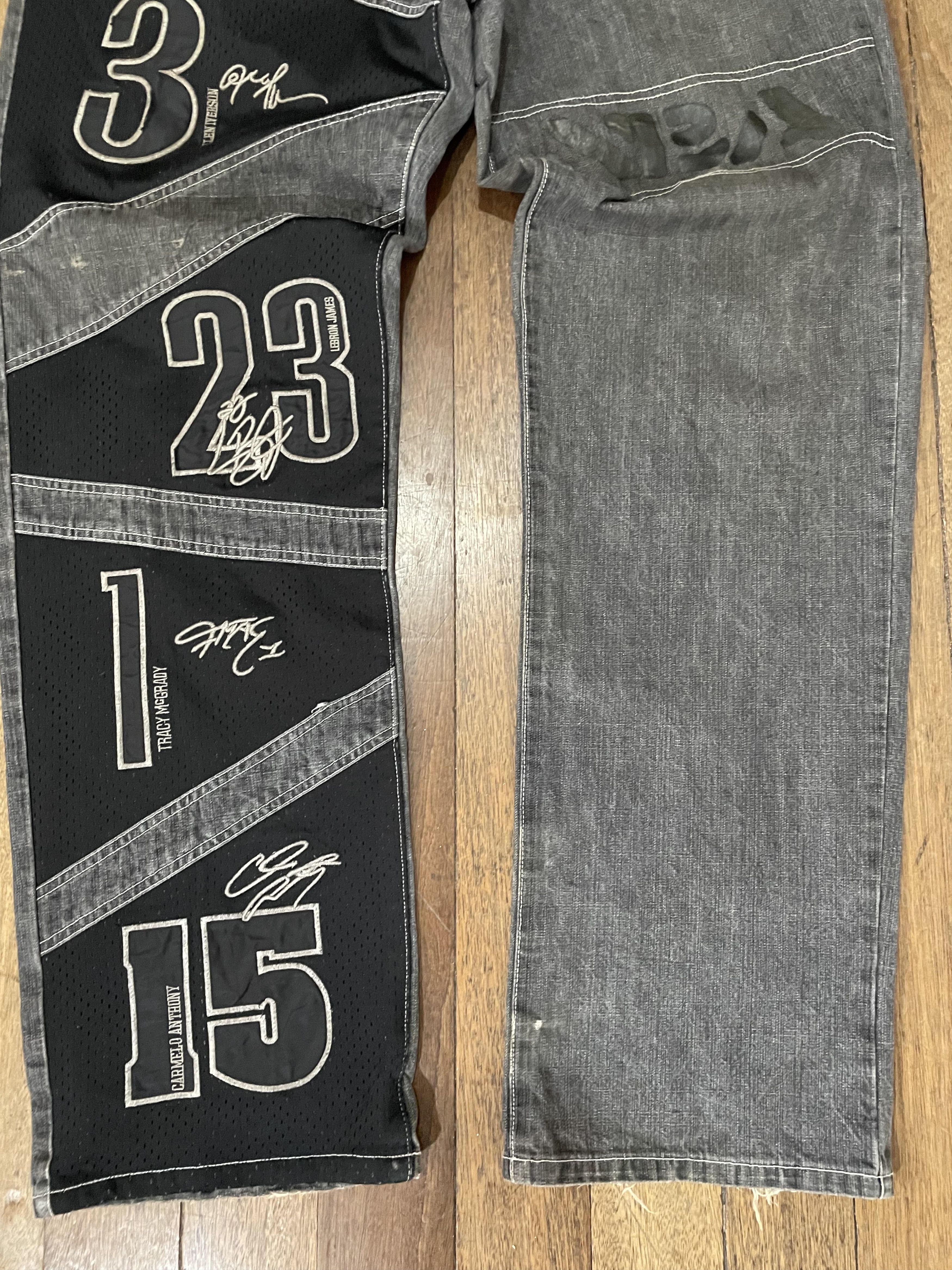 NBA Nba Unk - All Star - Y2k Baggy Pants - Patches Size US 34 / EU 50 - 3 Thumbnail