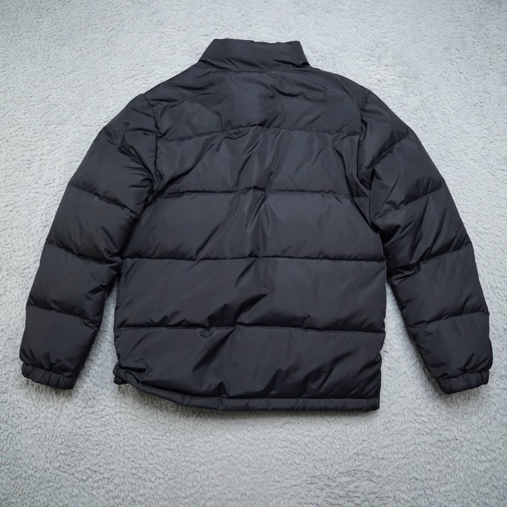 Lands' End Lands End Puffer Jacket Mens S Black Down Coat Heavy Nylon Work Excellent Jacket/Coat Short Stand-Up Collar Zip Pocket Packable Mens Size US S / EU 44-46 / 1 - 3 Thumbnail