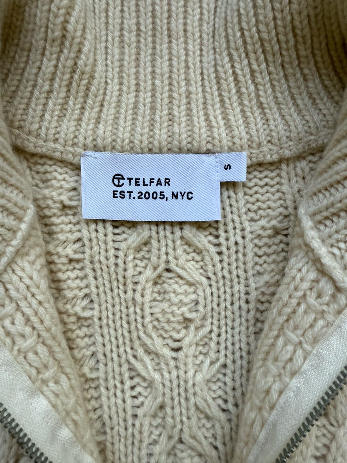 トップス TELFAR Cardigan Telfar Telfar Cable Knit Sideless Cardigan | Grailed