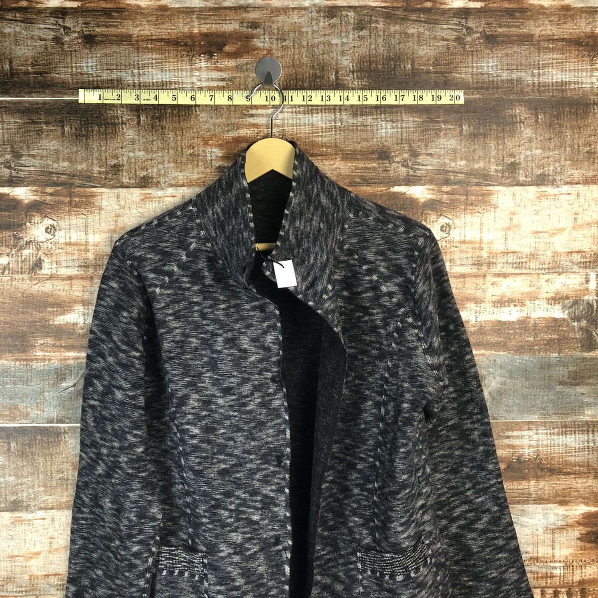 Vintage Japanese Brand Grey Cardigan Knitwear #A1859 Size US M / EU 48-50 / 2 - 2 Thumbnail