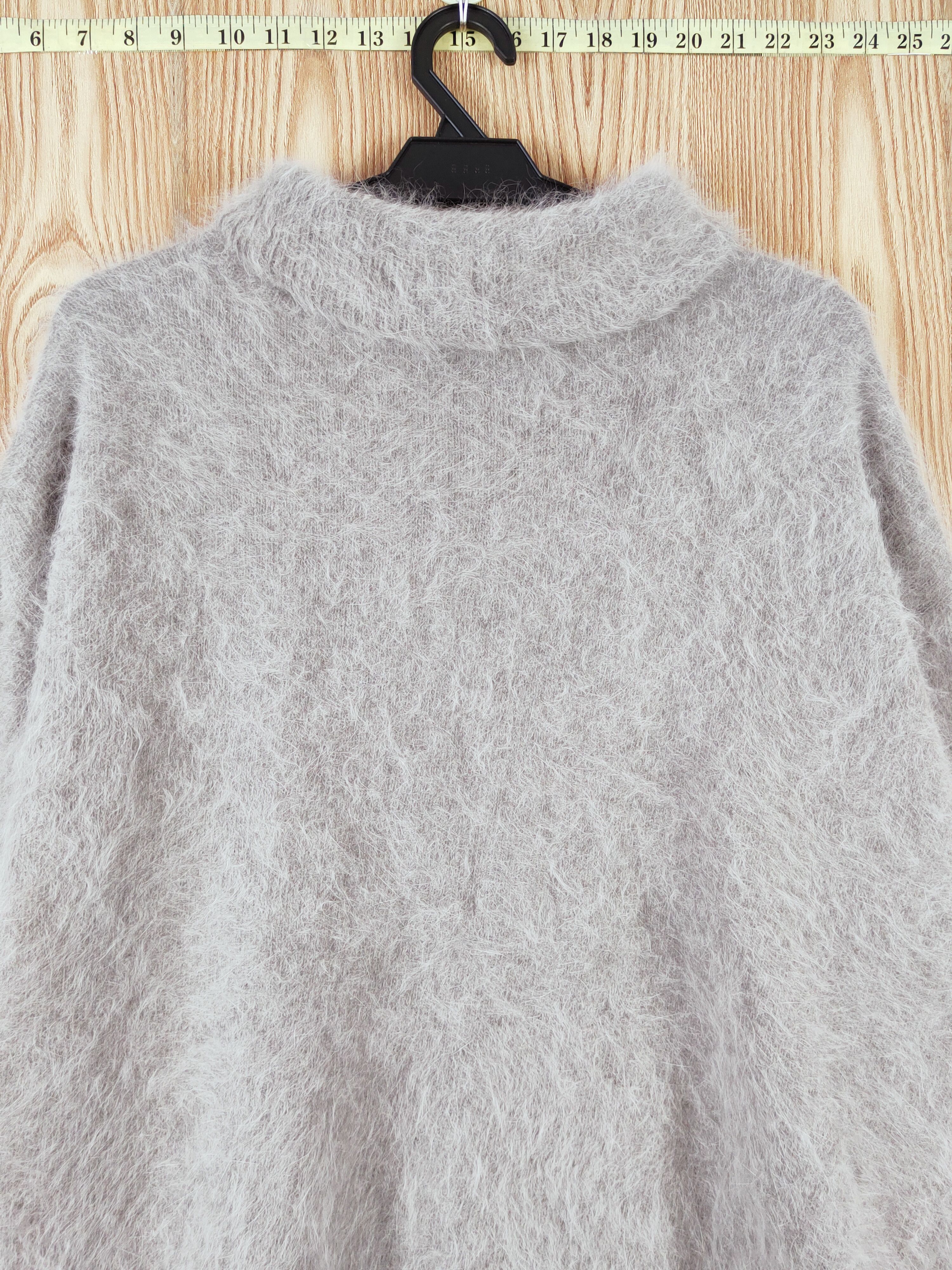 Japanese Brand Japan Gray Shag Shaggy Fur Mohair Knitwear #W770 Size US L / EU 52-54 / 3 - 2 Thumbnail
