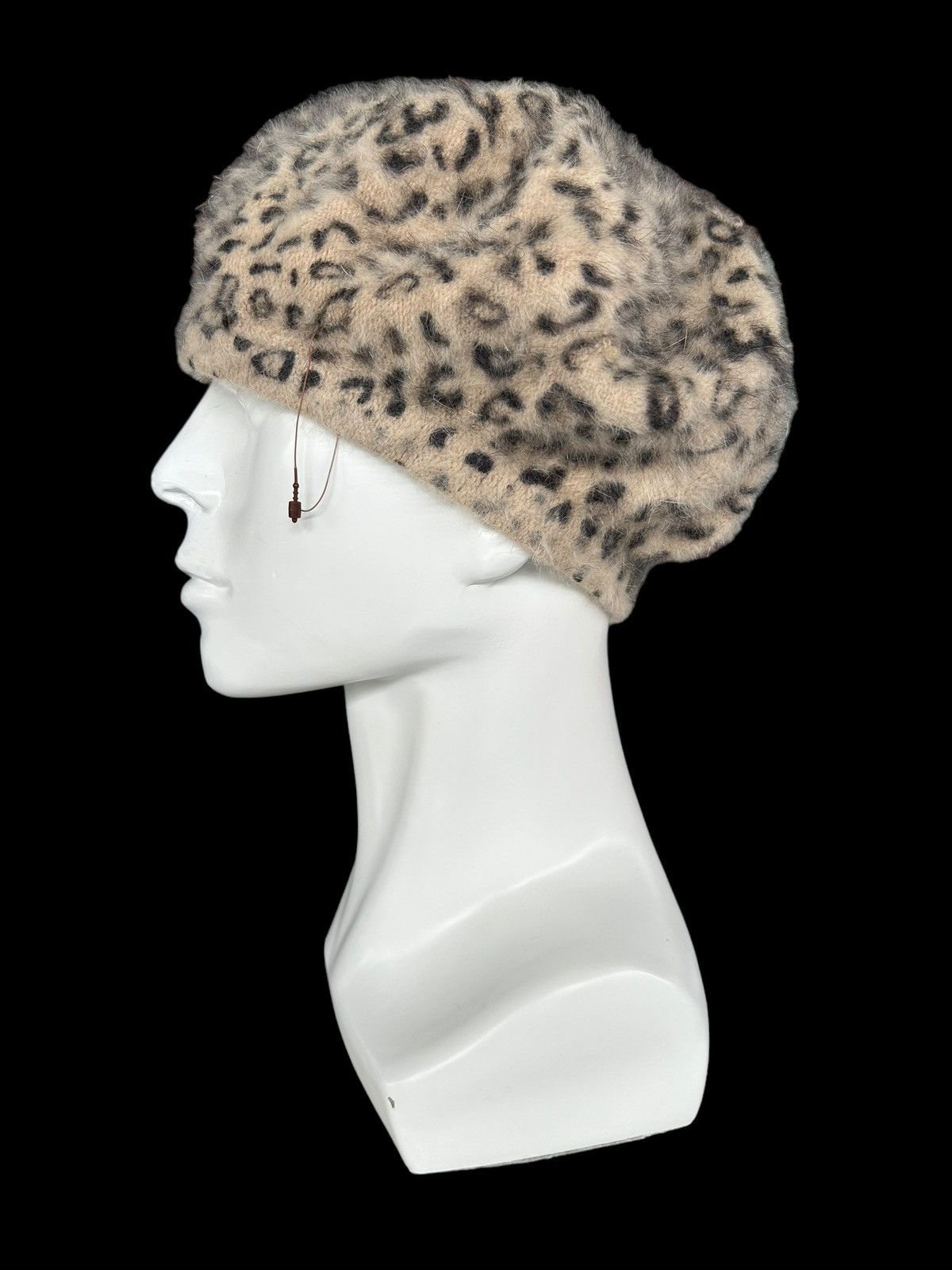 Japanese Brand × Kapital × Vintage Leopard Japanese Brand mossy Fur Hats ☠️🎌 Size ONE SIZE - 5 Thumbnail