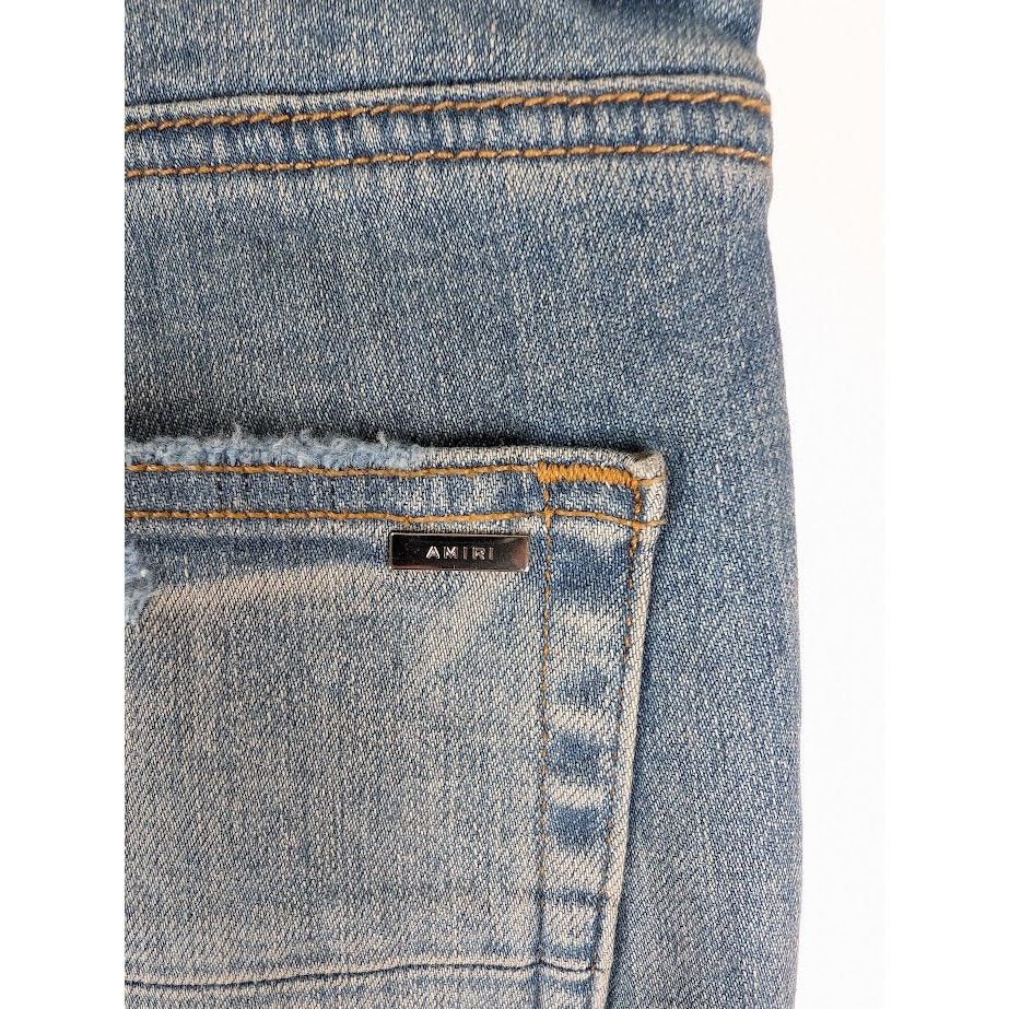 Amiri o1rshd1 Ultra Suede MX1 Jeans in Clay Indigo 31 Size US 31 - 18 Thumbnail
