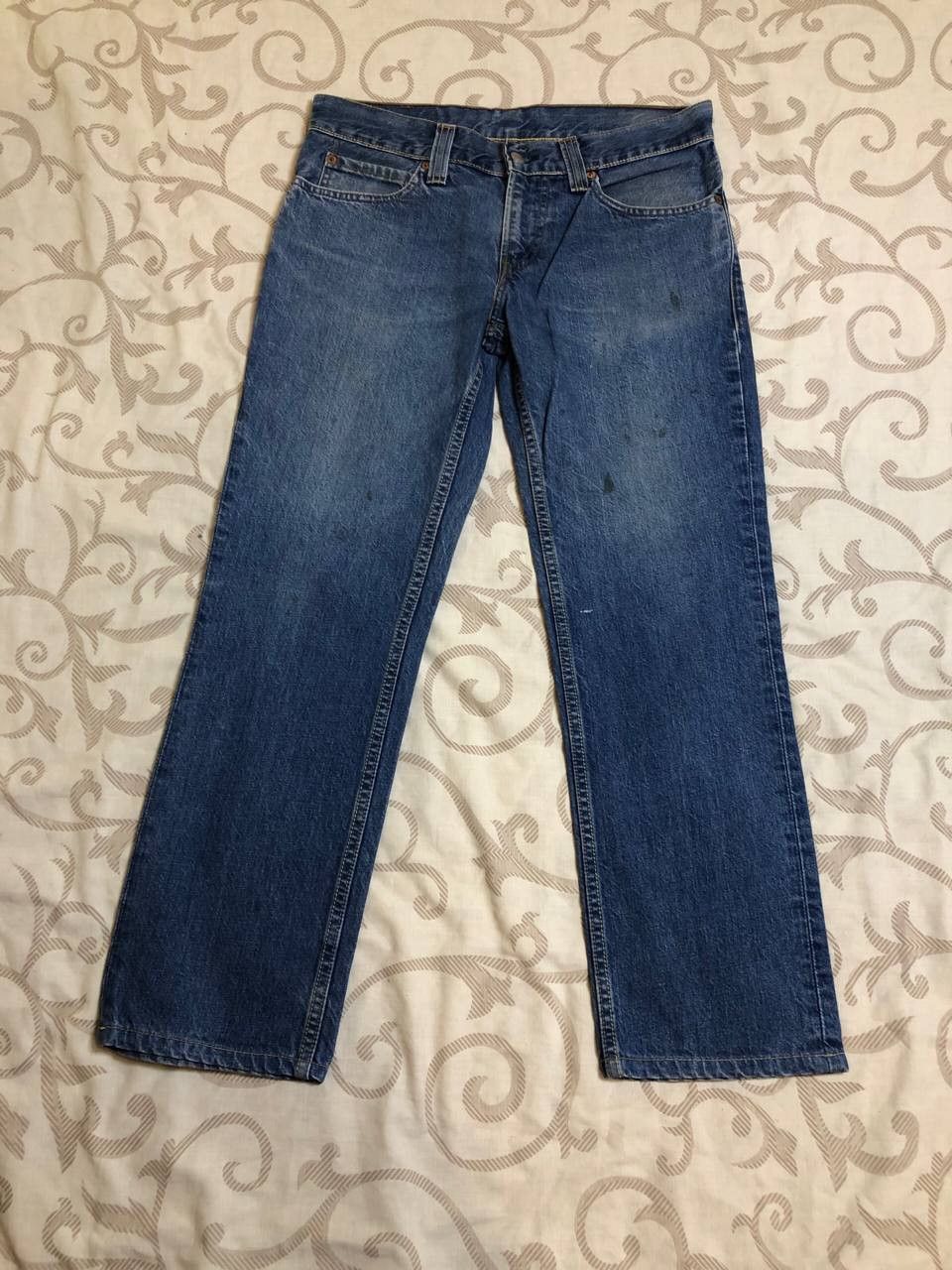 Levi's Vintage Levi’s 571 Straight Leg Jeans Classic Blue Denim Size US 32 / EU 48 - 1 Thumbnail