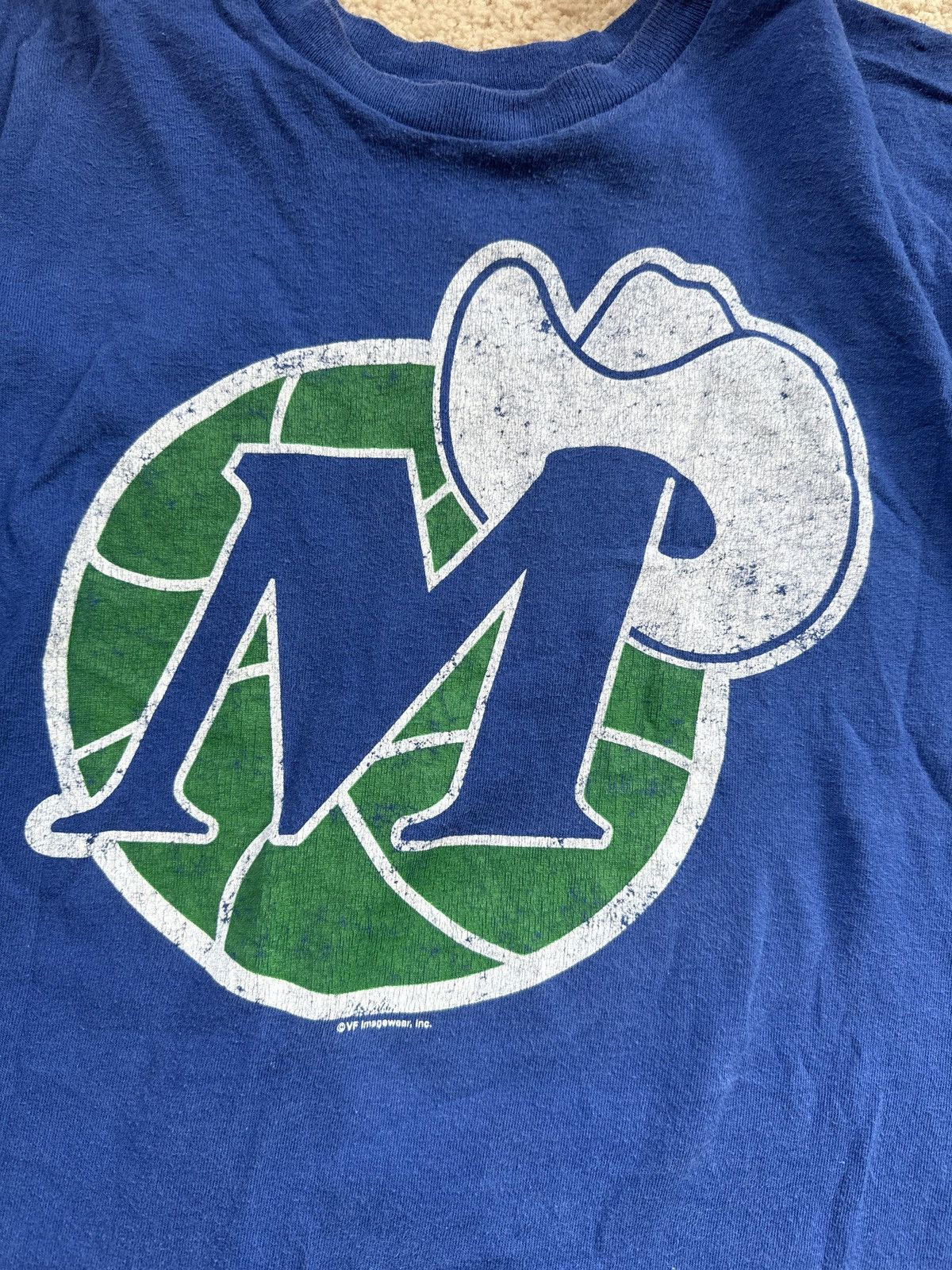 NBA × Vintage Vintage Dallas Mavericks Logo Tee Large Size US L / EU 52-54 / 3 - 2 Thumbnail