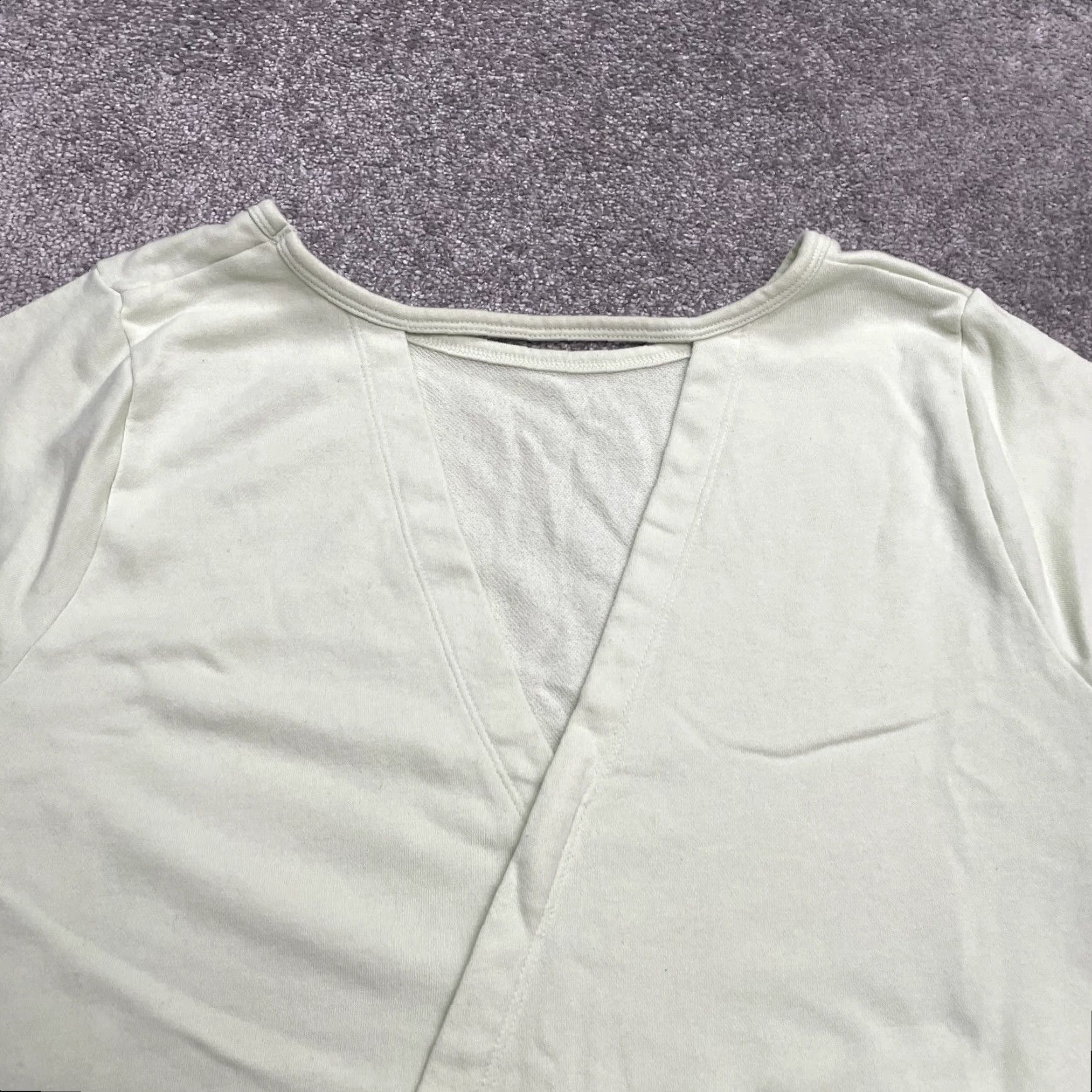 Vintage Livi Top Womens 18/20 Pastel Green Back Wrap Crew Neck Short Sleeve Casual Sport Shirt Size XXL / US 16-18 / IT 52-54 - 3 Thumbnail
