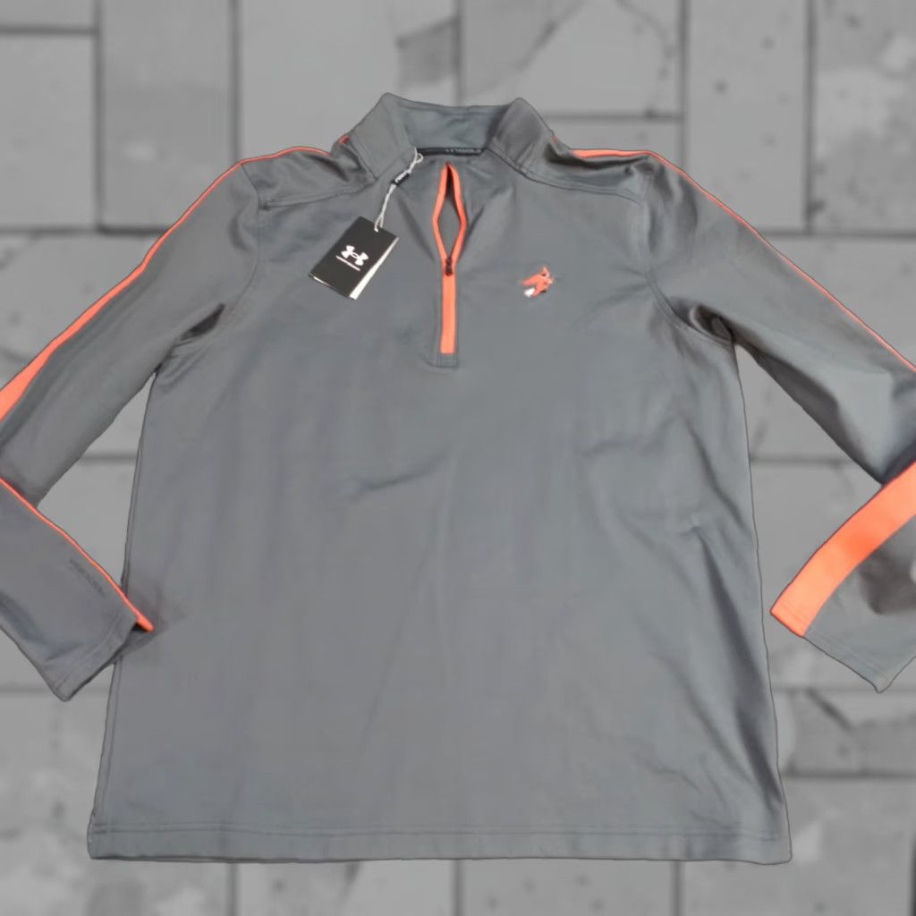 Under Armour Under Armour Storm Golf Pullover 1/4 Zip L Gray Embroidered Men Sweatshirt Long Sleeve Size US L / EU 52-54 / 3 - 1 Thumbnail