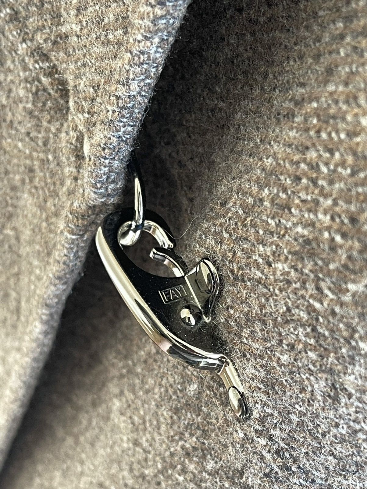 Fay Fay Virginia 3 Ganci Hook Wool Cashmere Coat Jacket Size M / US 6-8 / IT 42-44 - 13 Thumbnail