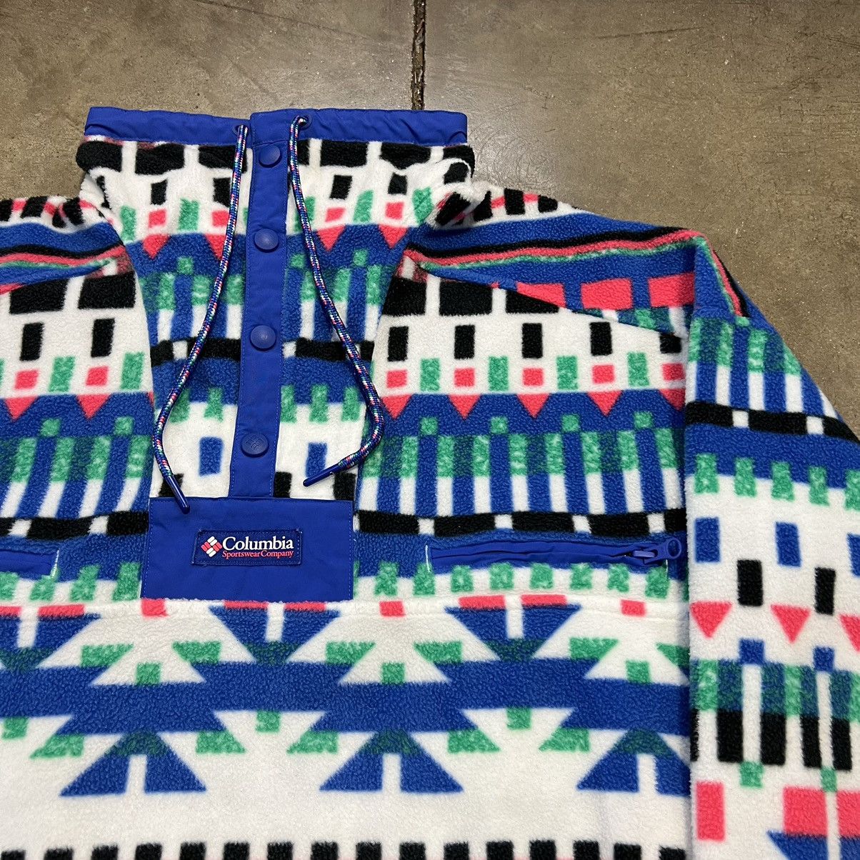 Columbia × Vintage Columbia Sportswear Powder Keg Fleece Sweatshirt Pullover Size US S / EU 44-46 / 1 - 3 Thumbnail