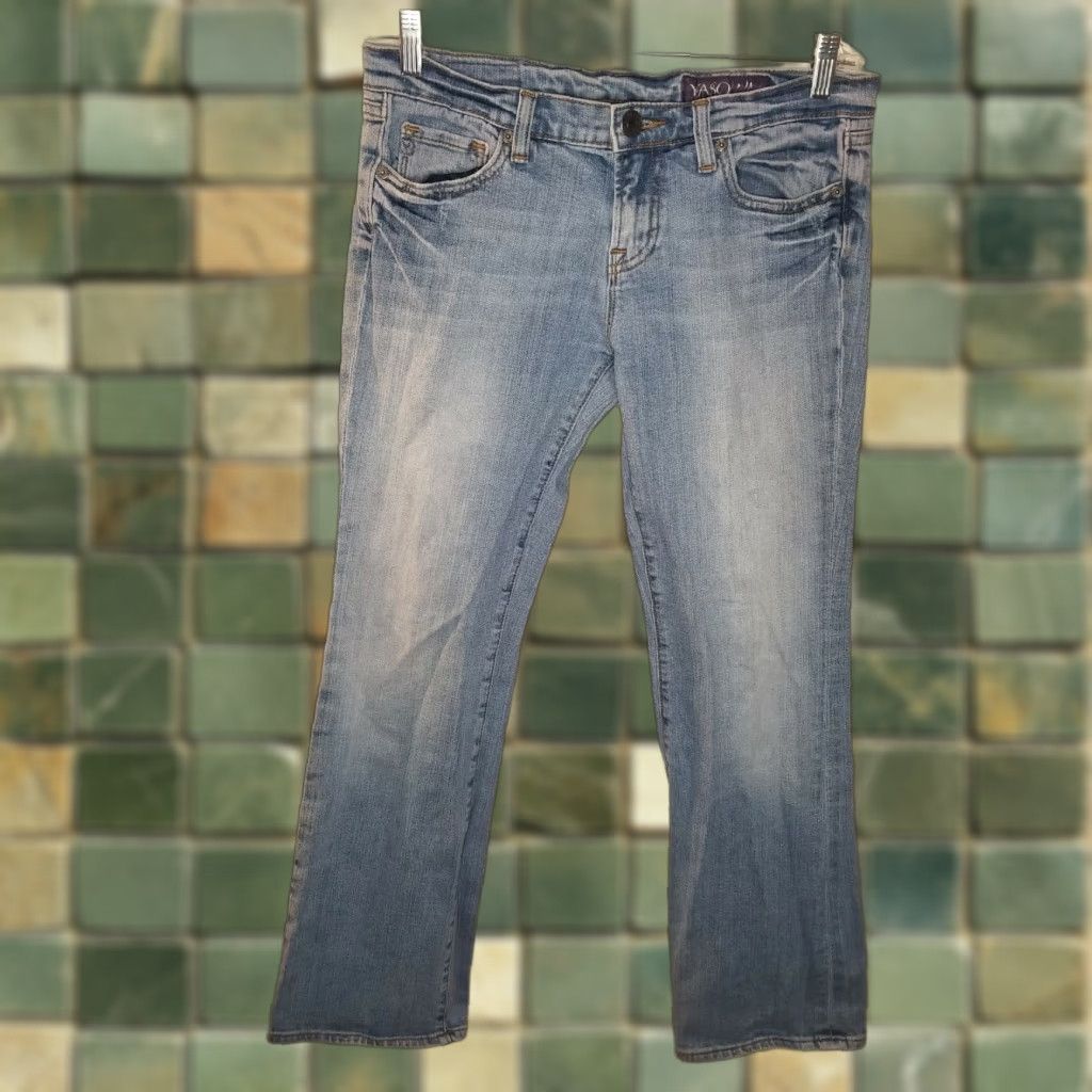 Vintage Yaso Jeans Womens 9/10 30 Blue Straight Size 30" / US 8 / IT 44 - 1 Thumbnail