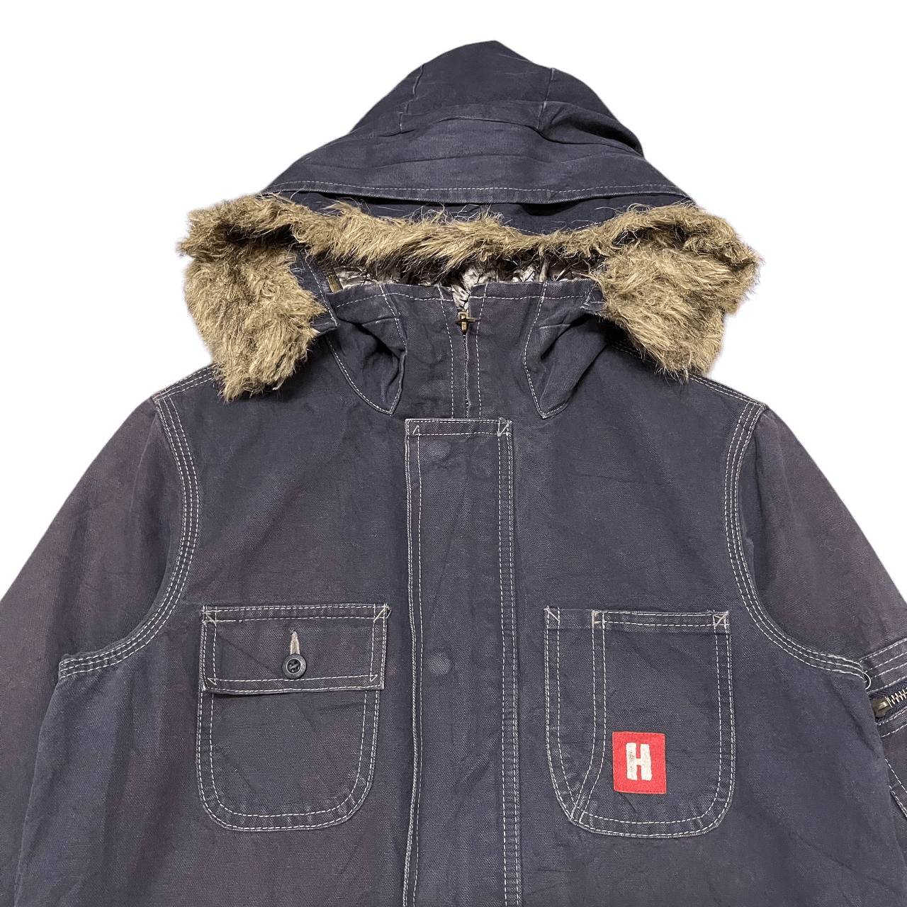 Hysteric Glamour Vintage 90's Hysteric Glamour Fur Hooded Jacket Size US M / EU 48-50 / 2 - 2 Thumbnail