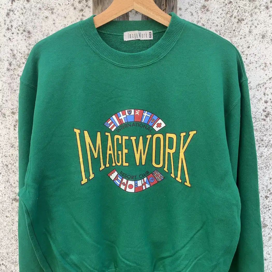 Japanese Brand × Vintage Vintage Image Work Crewneck Sweater Jumper Pullover Size US L / EU 52-54 / 3 - 3 Thumbnail