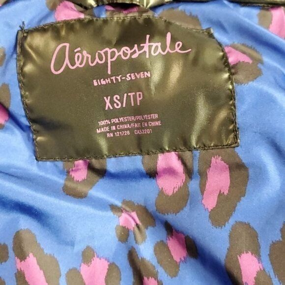 Aeropostale Aeropostale 87 Embellished Insulated Full Zip Sz XS Vest w Z Size XS / US 0-2 / IT 36-38 - 8 Thumbnail