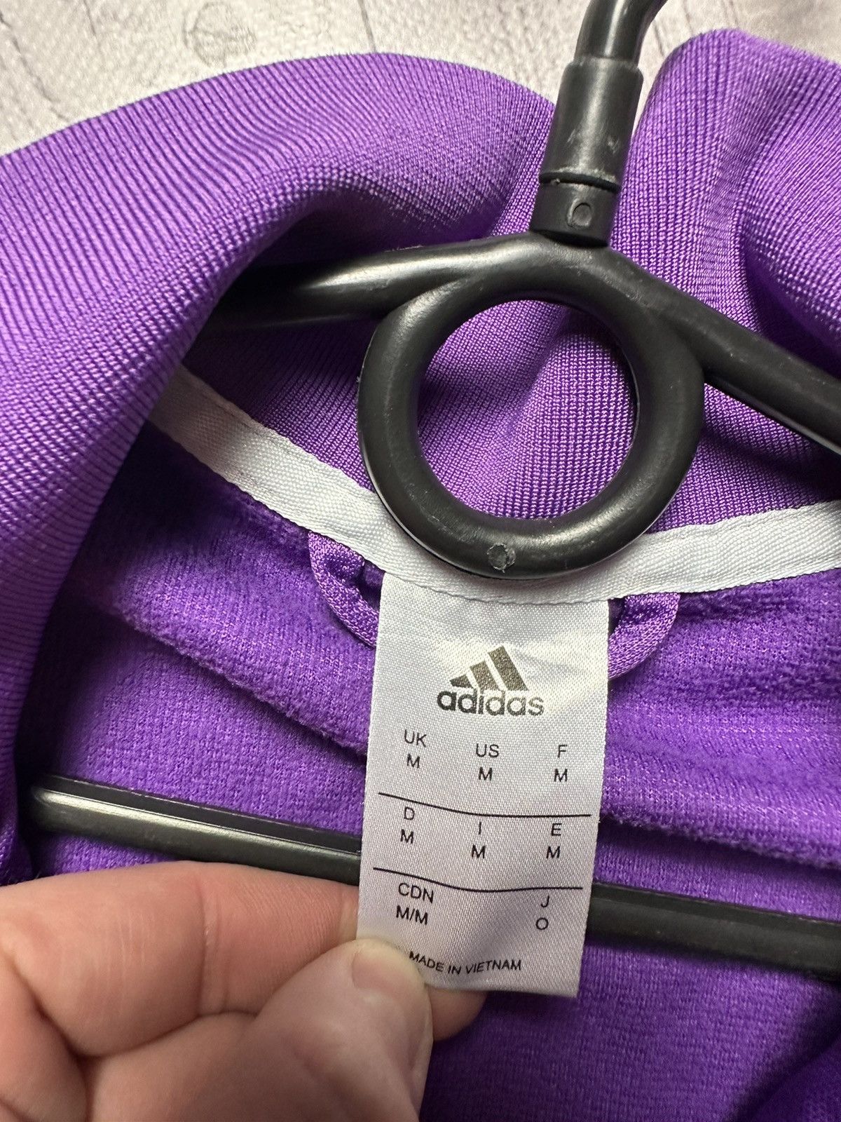 Adidas × Vintage Vintage adidas Real Madrid track jacket purple size m Size US M / EU 48-50 / 2 - 6 Thumbnail