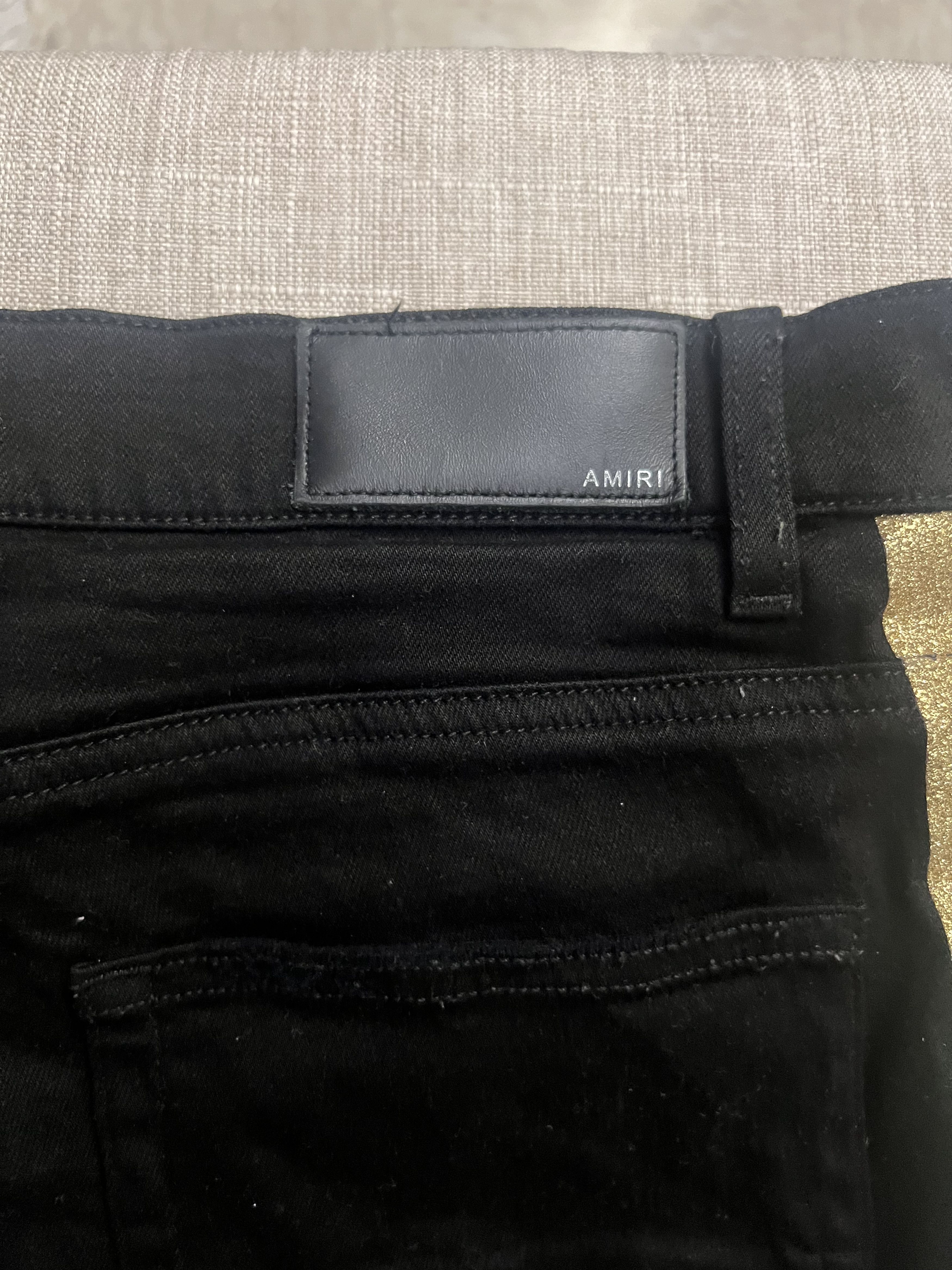 Amiri Black and Gold Glitter Amiri Size US 36 / EU 52 - 3 Thumbnail