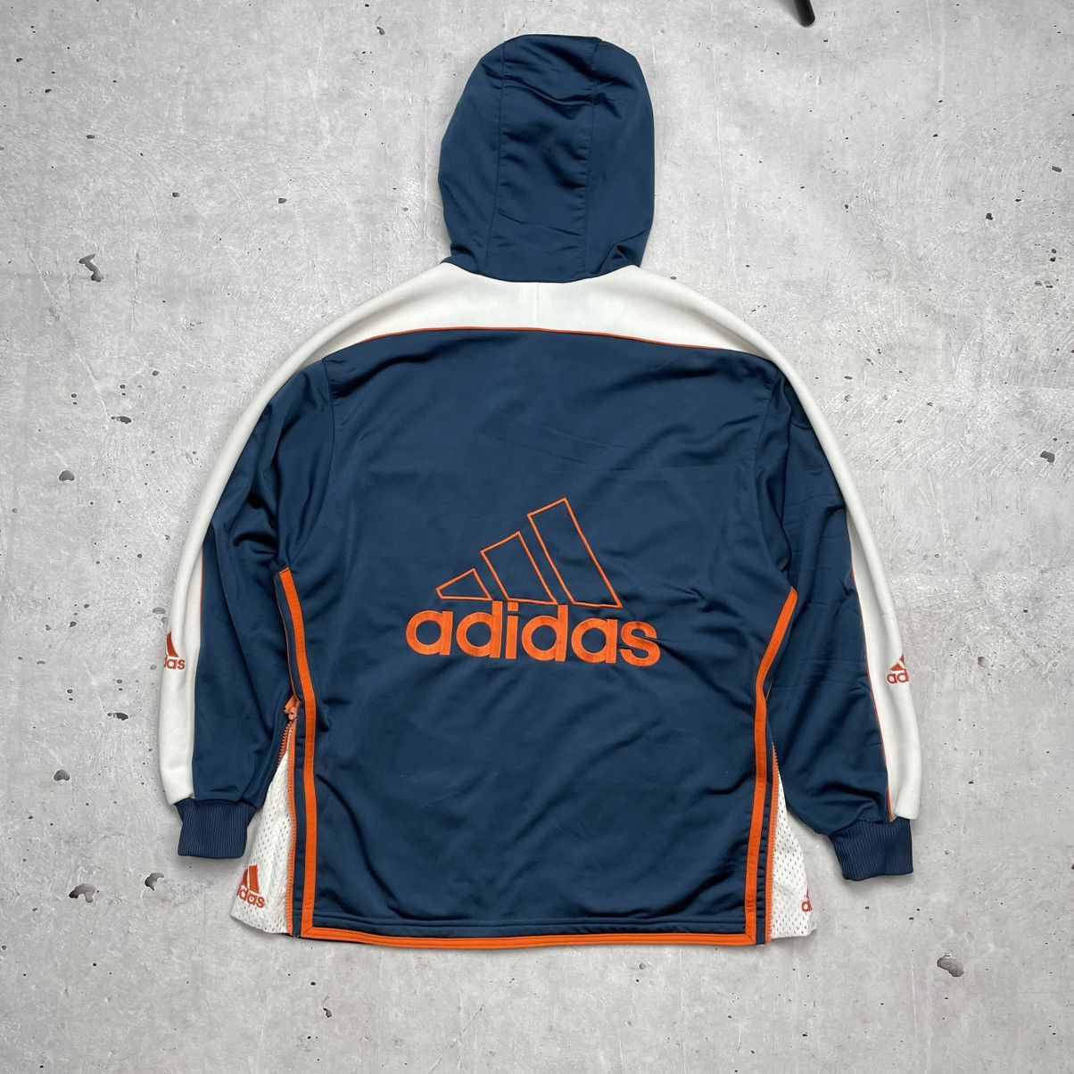 Adidas Vintage 90’s Adidas tracksuit S blue big logo retro y2k Size 42S - 6 Thumbnail