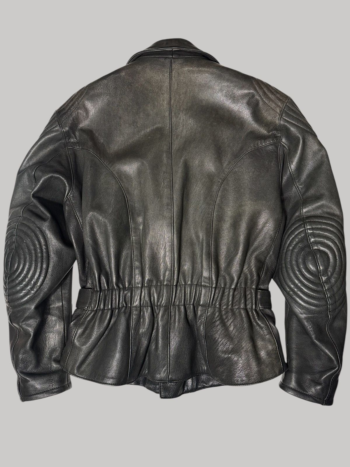 Japanese Brand × Vintage Vintage leather jacket biker motorcycle Size US M / EU 48-50 / 2 - 2 Thumbnail