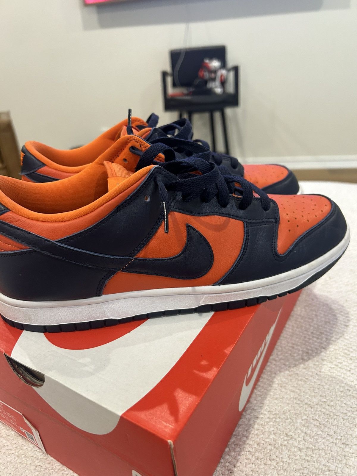 Nike Nike dunk low University Orange Maroon Size US 11.5 / EU 44-45 - 1 Thumbnail