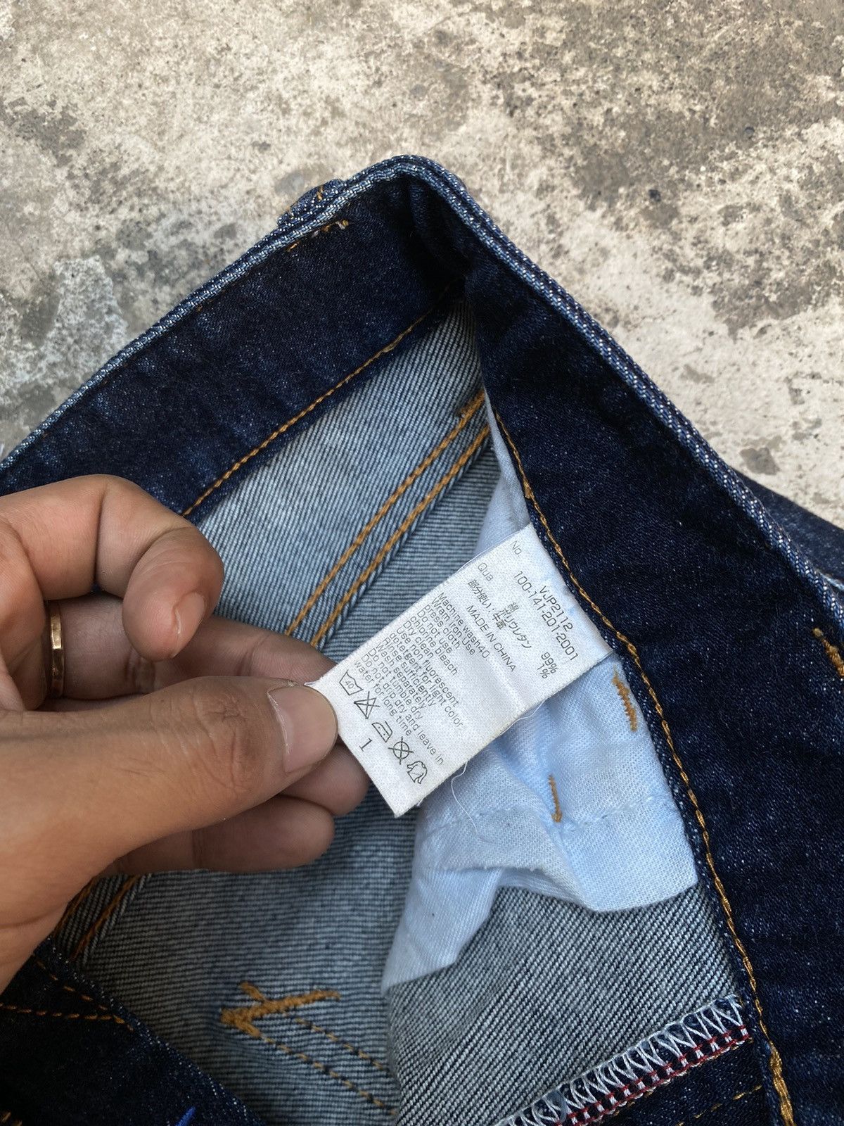 Vanquish Vanquish Tokyo Japan Deep Blue Wash Slim Jeans Size US 30 / EU 46 - 5 Thumbnail
