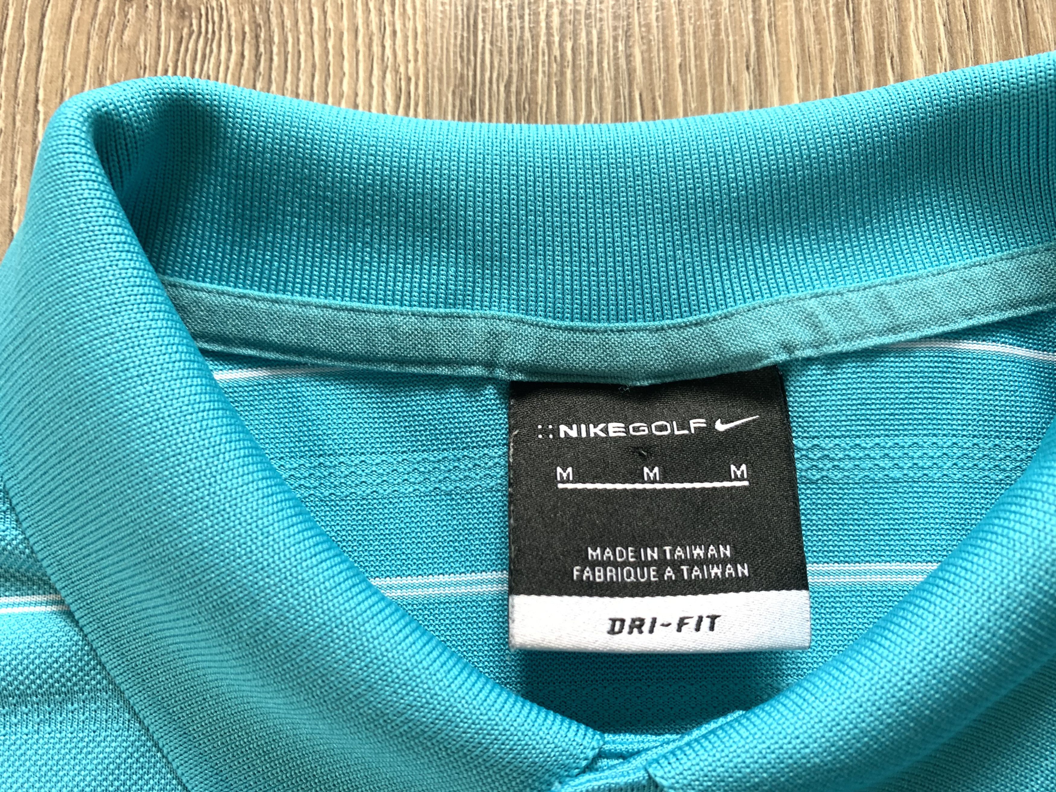 Nike Nike Golf Light Blue Striрe Polo Size US M / EU 48-50 / 2 - 6 Thumbnail