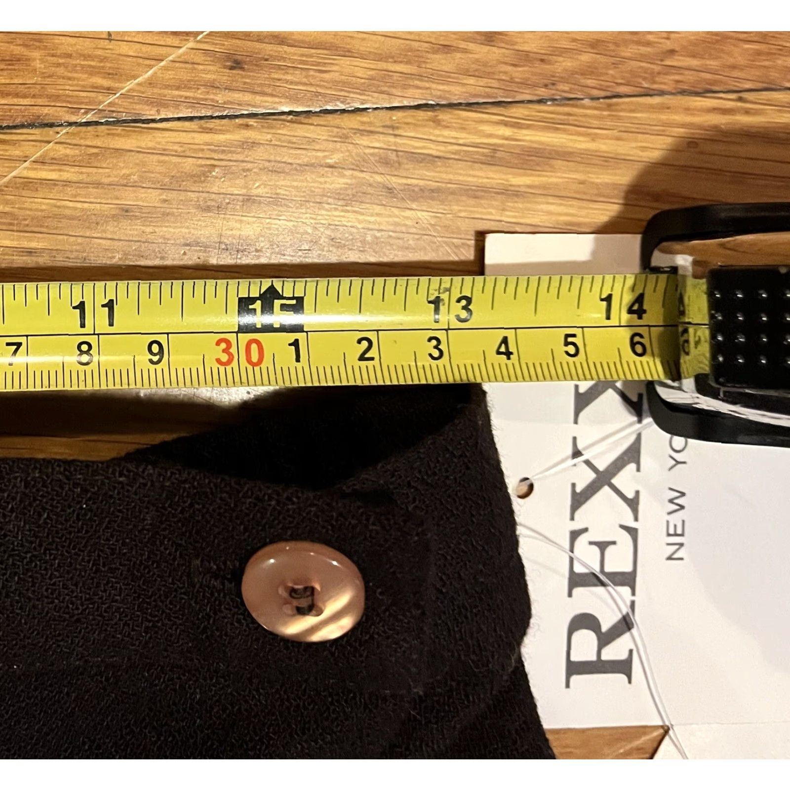 Vintage VINTAGE Rexx New York Wrap Skirt Women’s Large L Brown 90s Midi Skirt Womens Wardrobe Wrap 90s Hippie Button Wool Rayon All Seasons Size 36" / US 14 / IT 50 - 4 Thumbnail