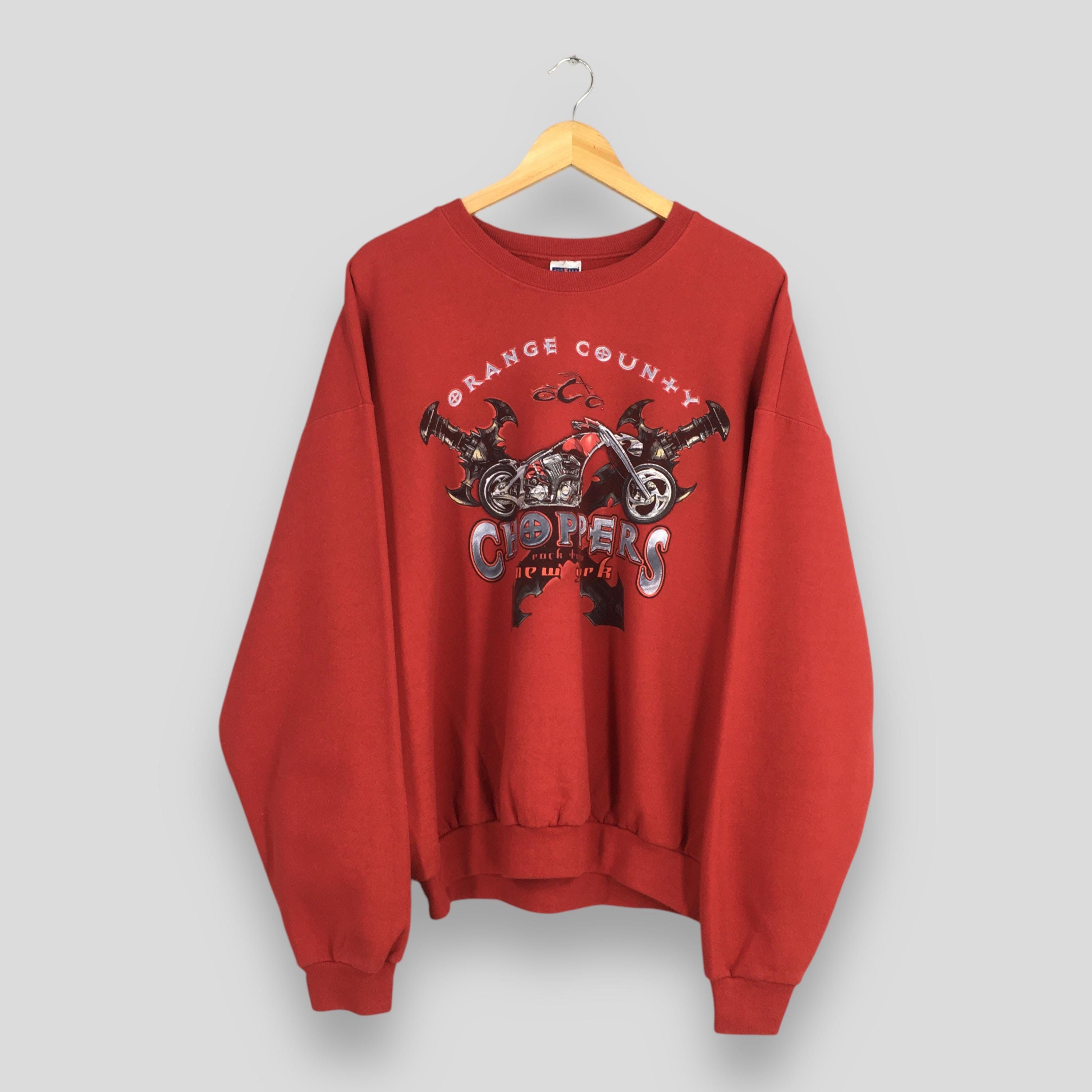 Jerzees Vintage Orange County Choppers Red Sweatshirt XLarge Size US XL / EU 56 / 4 - 1 Thumbnail