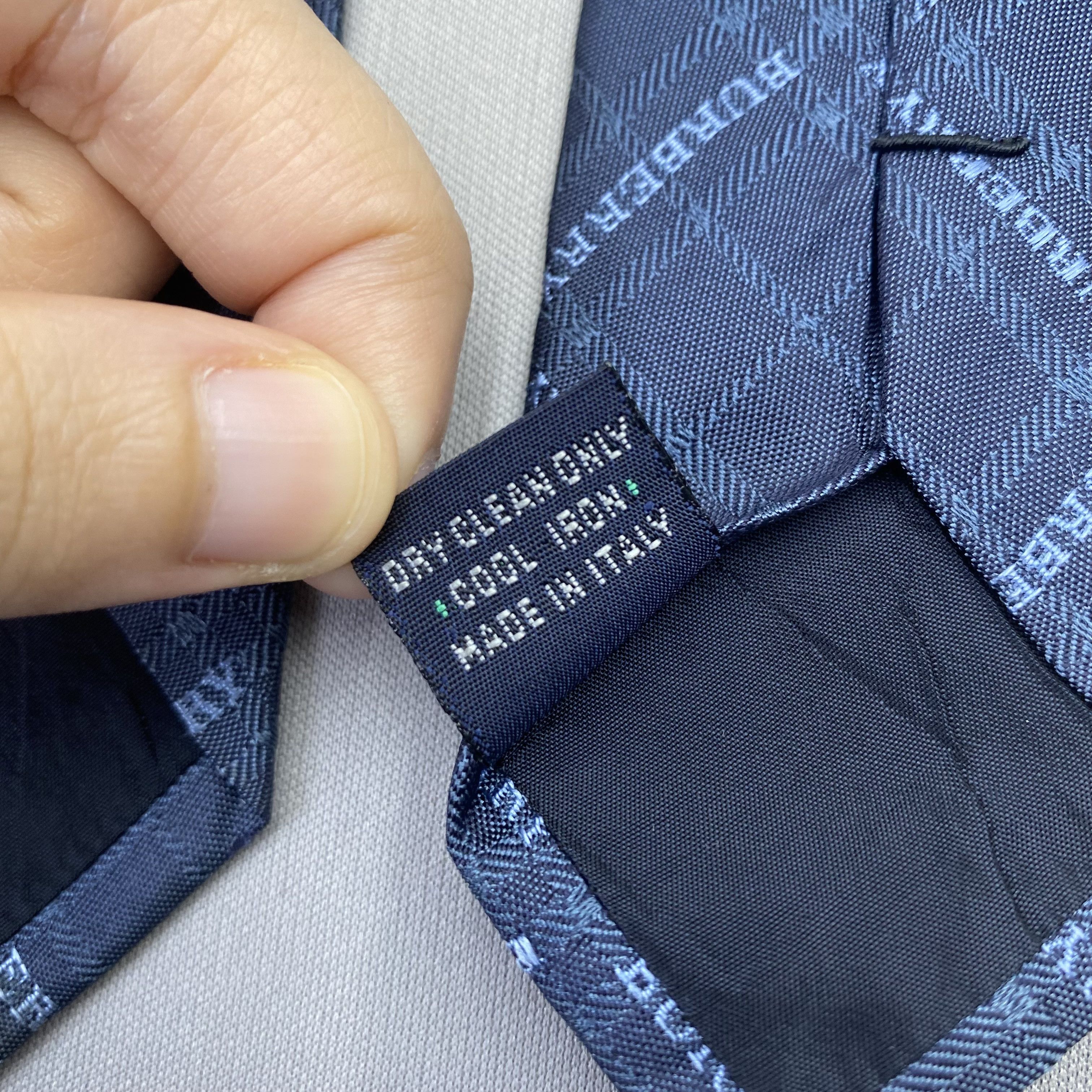 Burberry Vintage Burberry SILK Necktie Cravate Pure Silk Neck Tie Size ONE SIZE - 6 Thumbnail