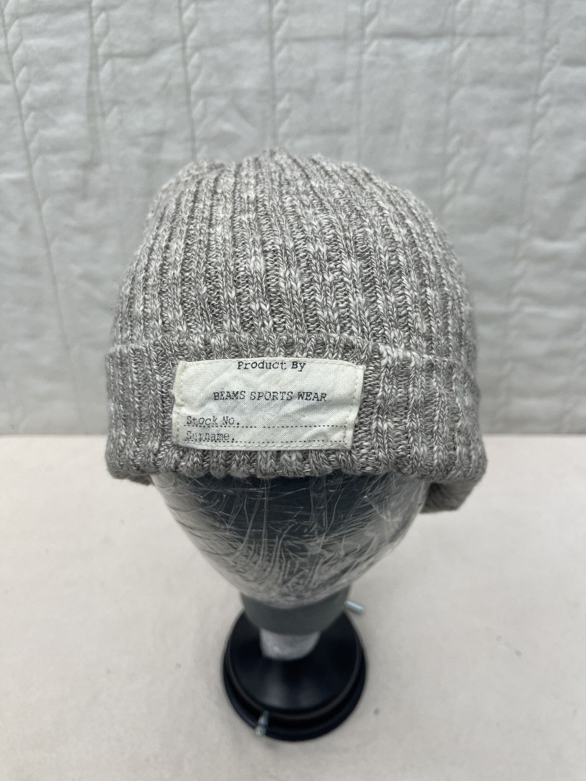 Beams Plus × Japanese Brand × Vintage BEAMS PATCHES KNIT BEANIE Size ONE SIZE - 1 Thumbnail