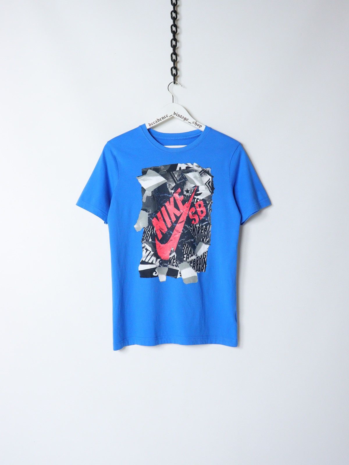 Nike Skategang Vintage Nike Sb Graphic T shirt Washed Swoosh Rare Print Y2k Vtg Sk8 Grailed