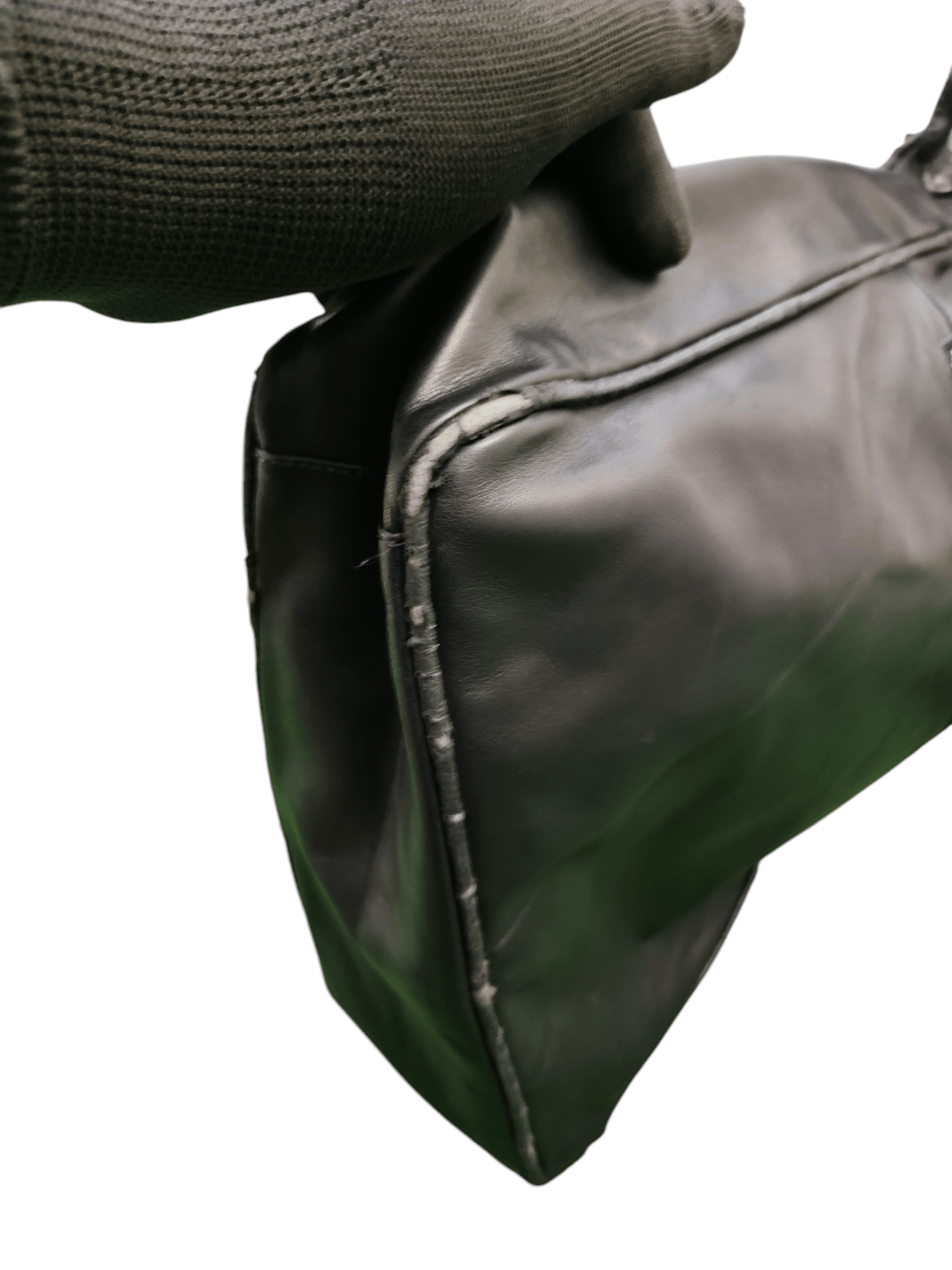 Genuine Leather Vintage Francesco Biasia Italy Patina Leather Shoulder Bag Size ONE SIZE - 12 Thumbnail